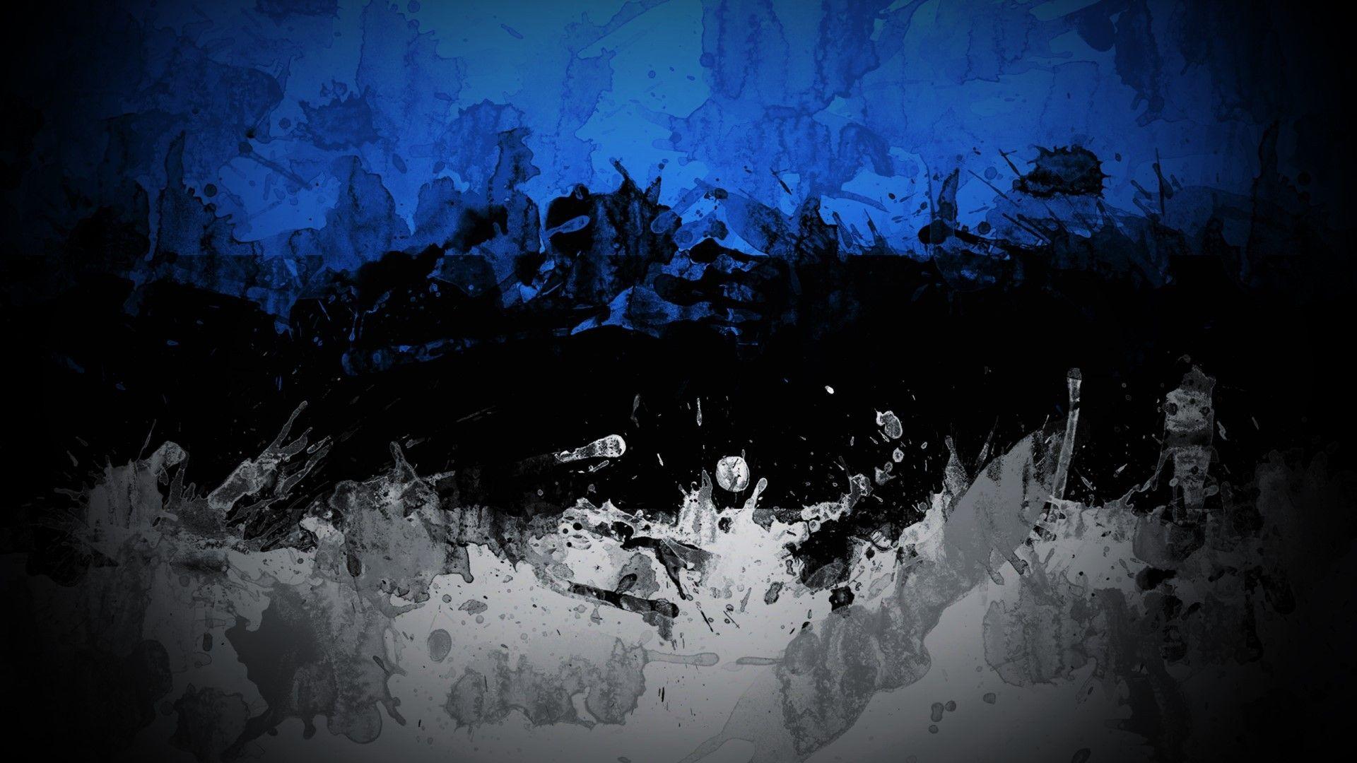 abstract, Blue, Dark, Black, White, Colorful, Estonia Wallpapers