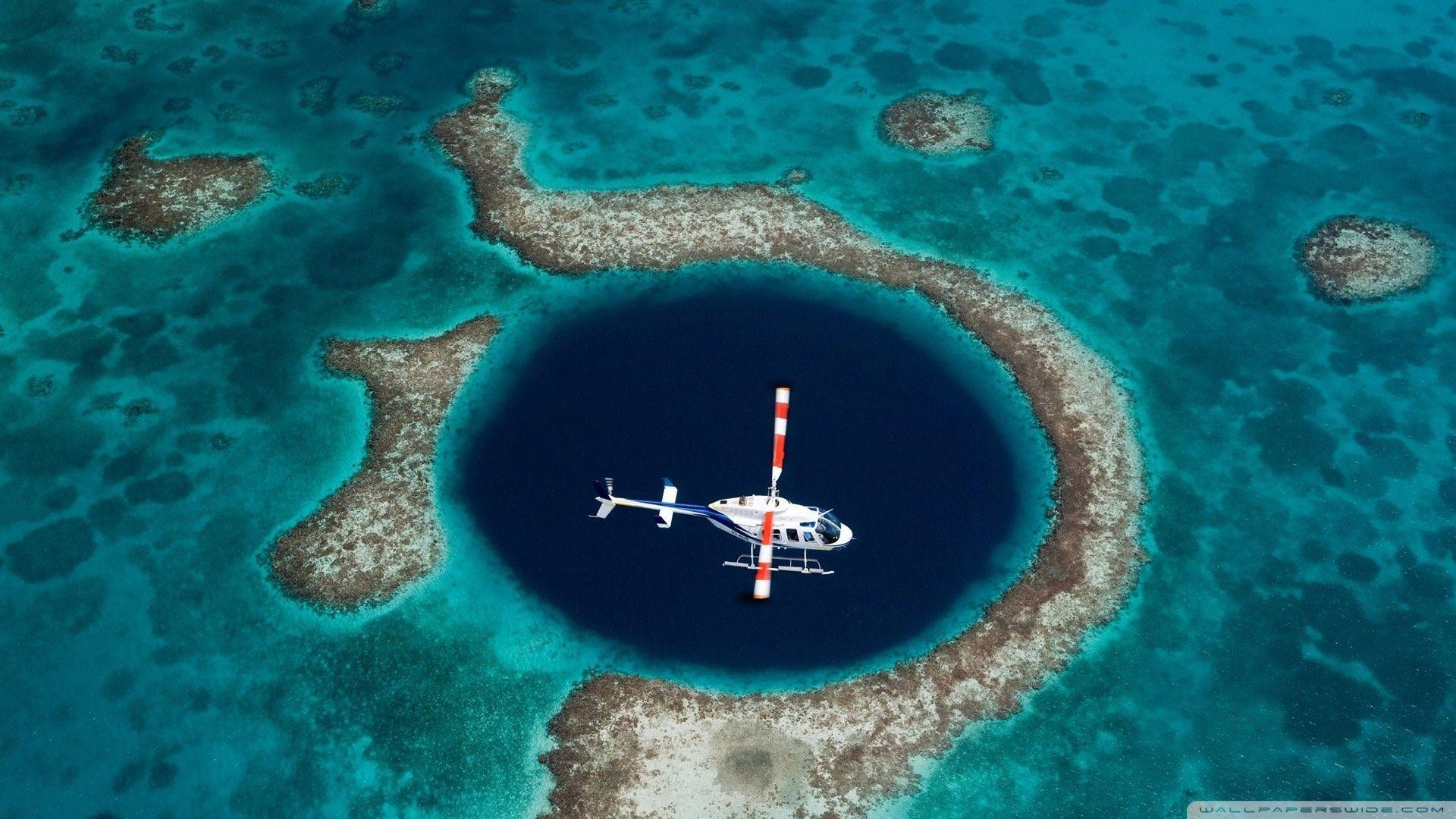 The Great Blue Hole, Belize HD desktop wallpapers : High Definition