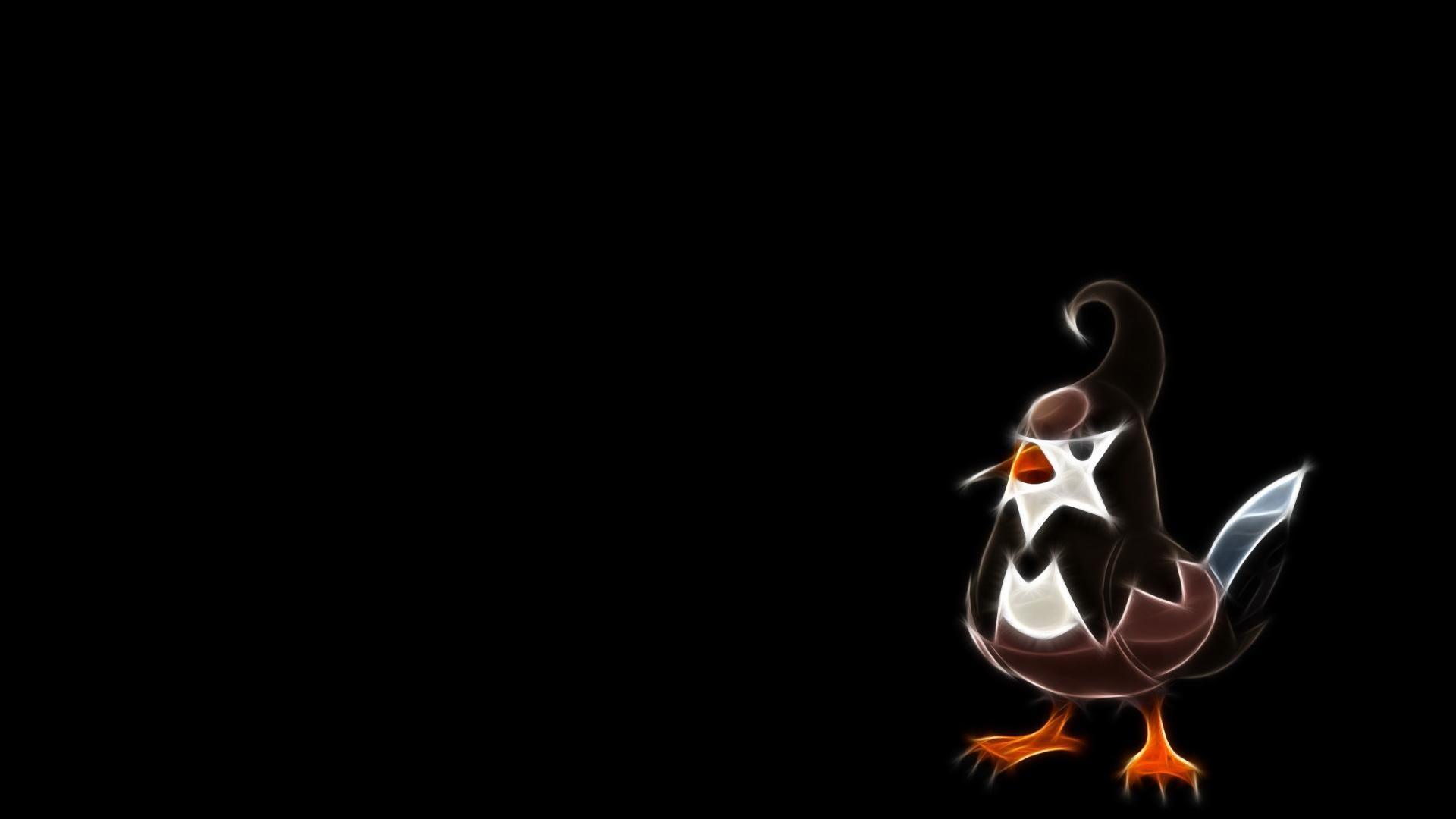 Fractalius pokemon staravia black backgrounds wallpapers