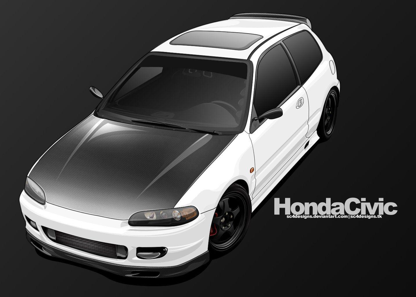 Honda Civic Toon by sc4designs