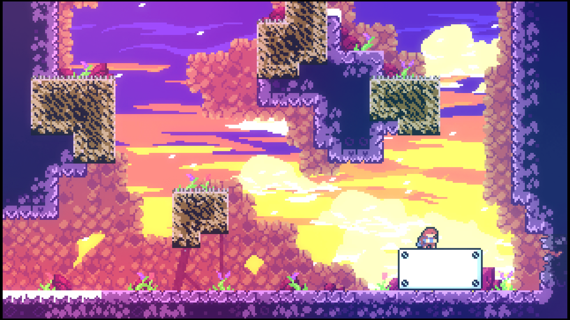 Celeste] [Screenshot] This single random white block