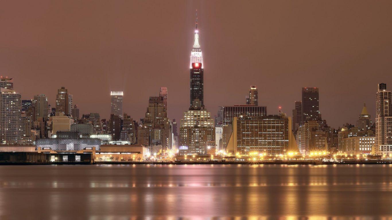 Skyscrapers: New Jersey Waterfront Overlooking Nyc York Cliff City