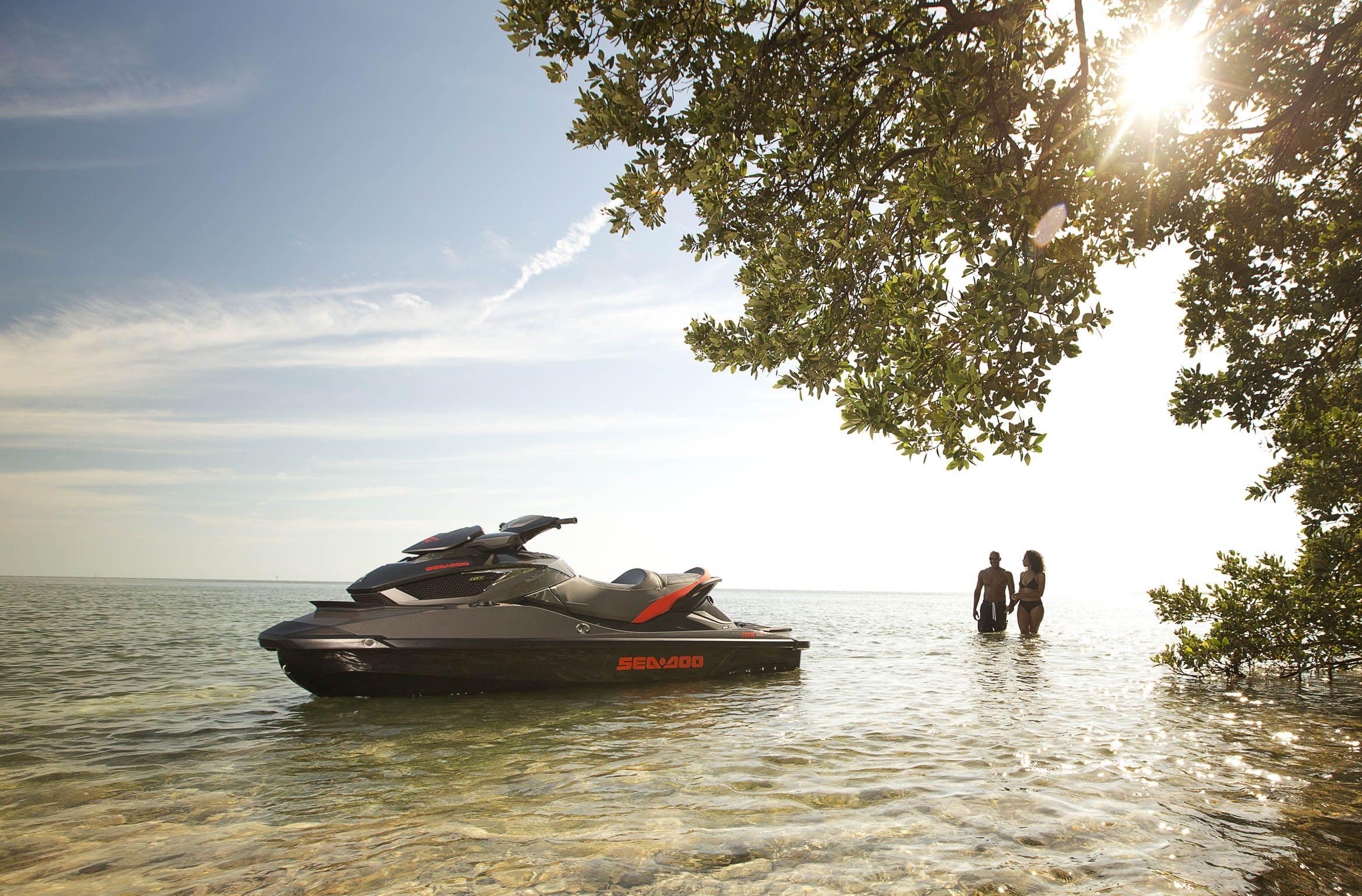 jet skiing