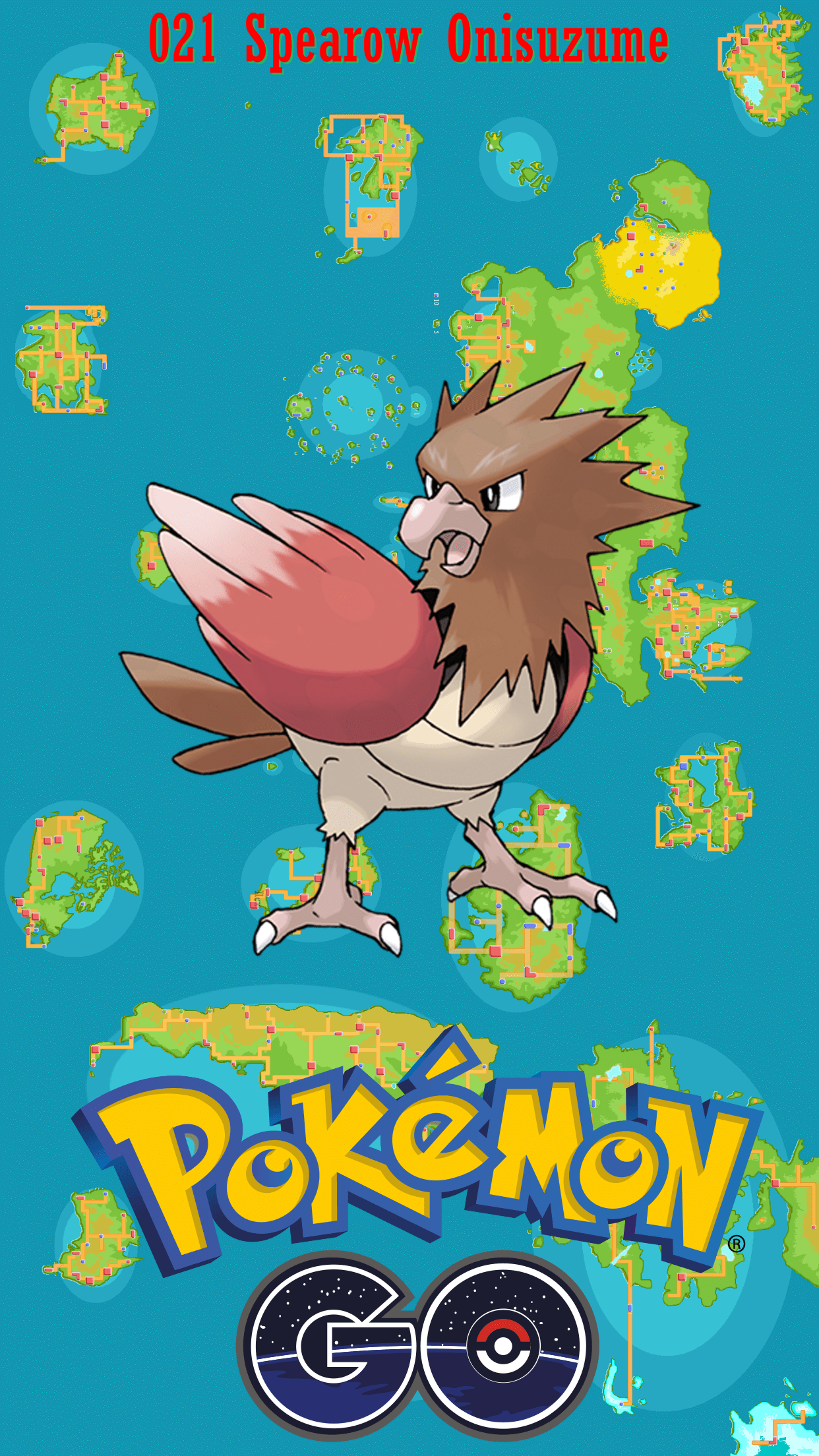 021 Street Map Spearow Onisuzume