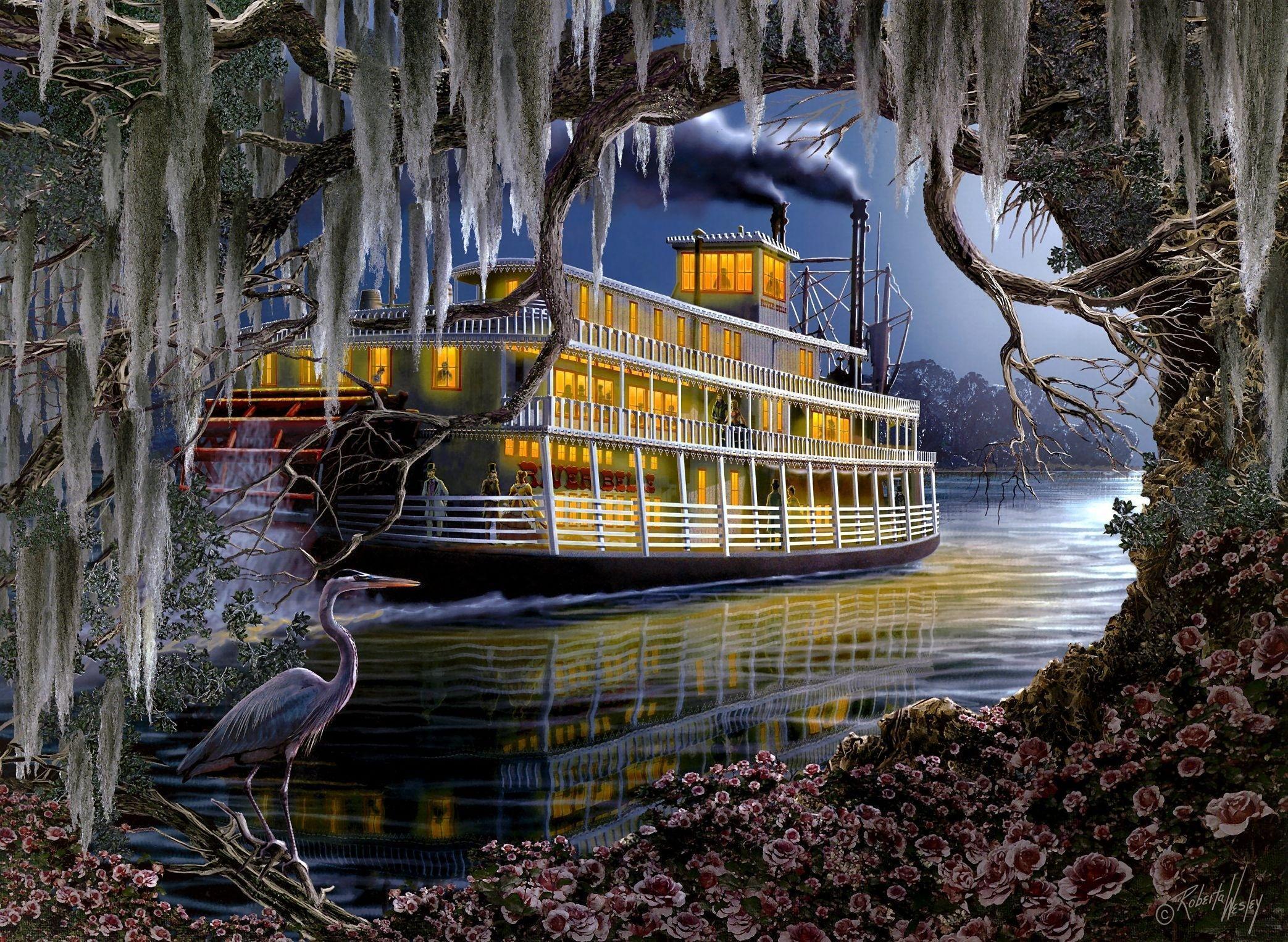 Download Mississippi Steamer wallpapers