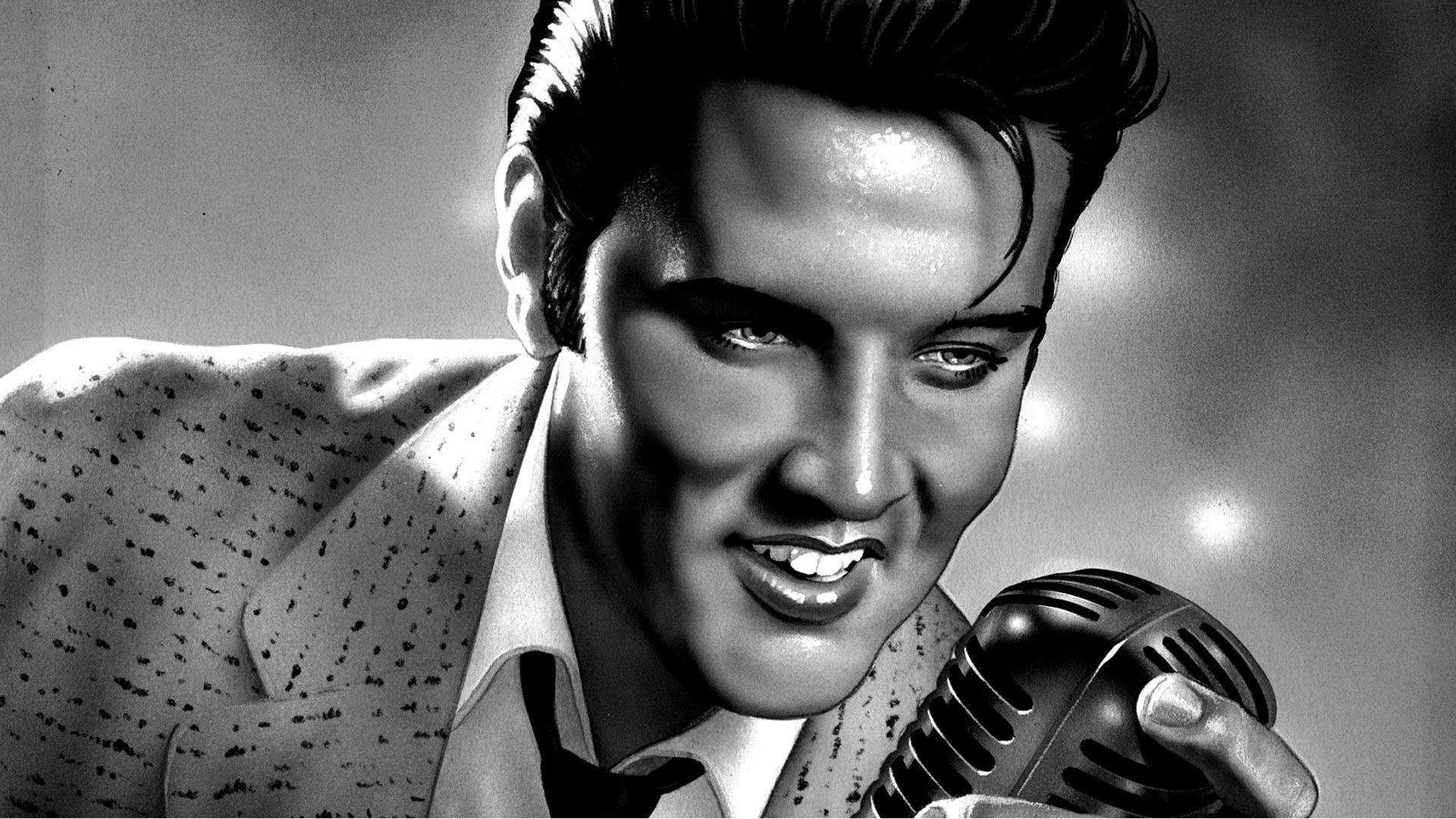 Elvis Presley Drawing HD Wallpapers » FullHDWpp