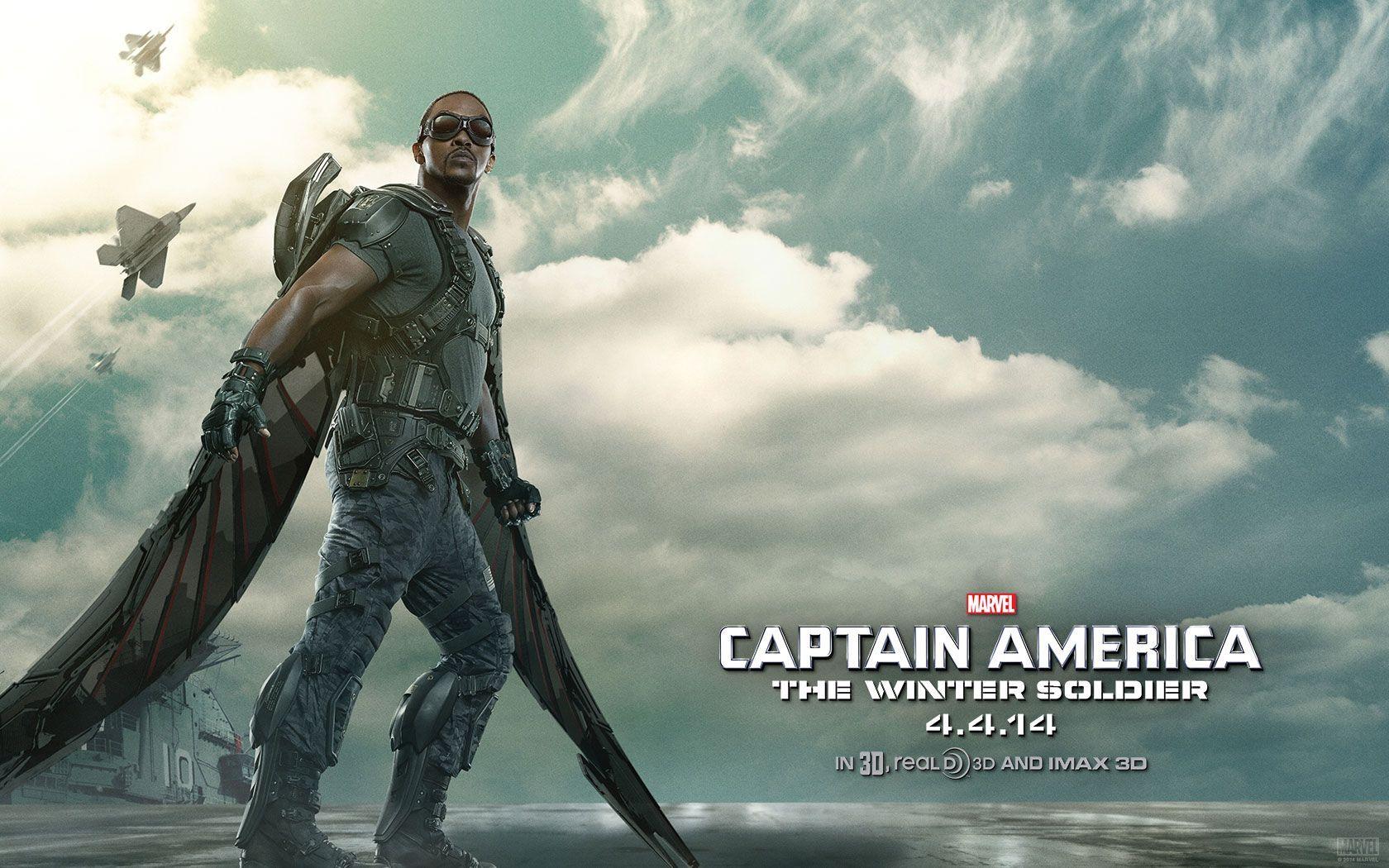 Captain America 2 falcon Wallpapers