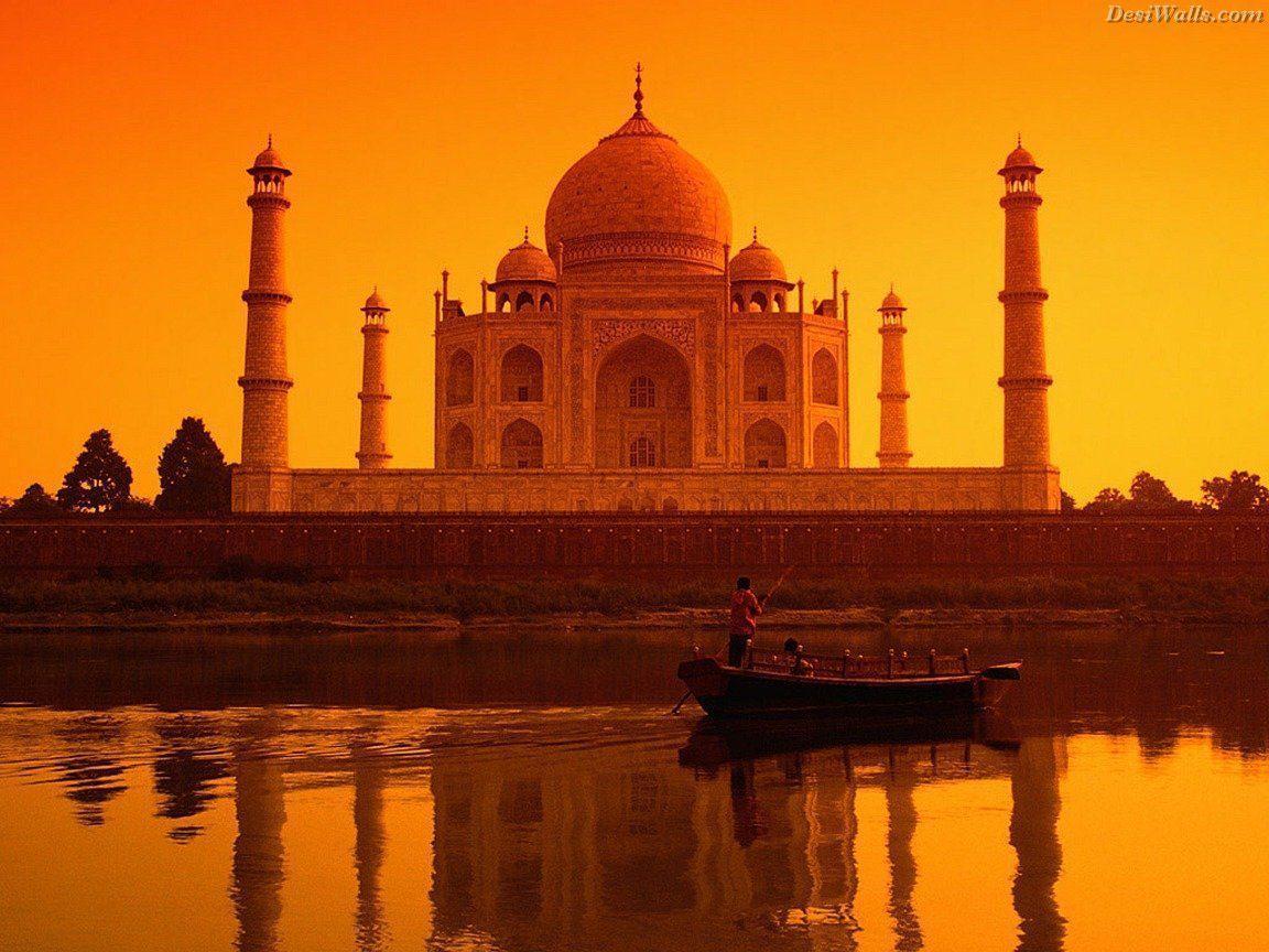 Image For > Taj Mahal Sunrise