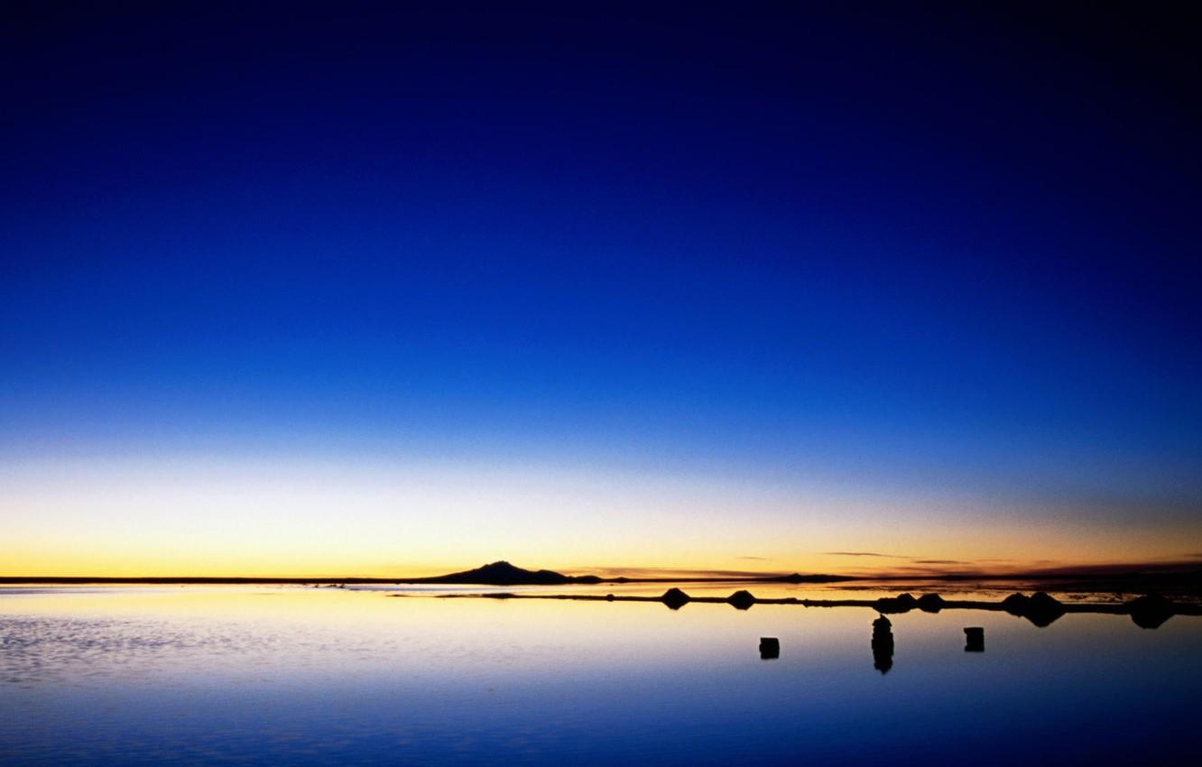 Wallpapers mountains, the evening, bolivia, salt marsh, potosi, salar