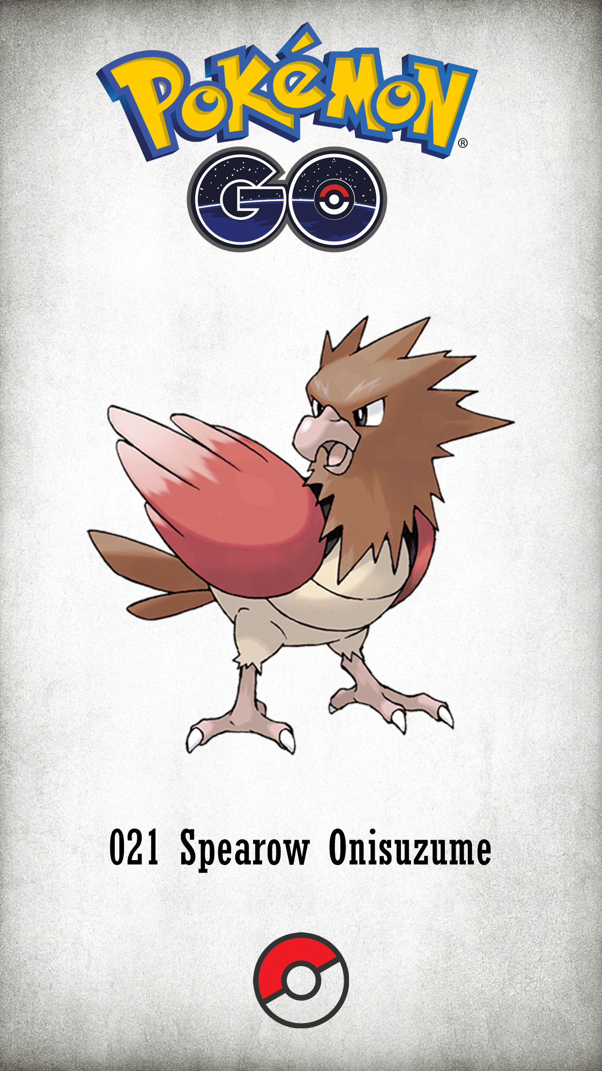 021 Character Spearow Onisuzume