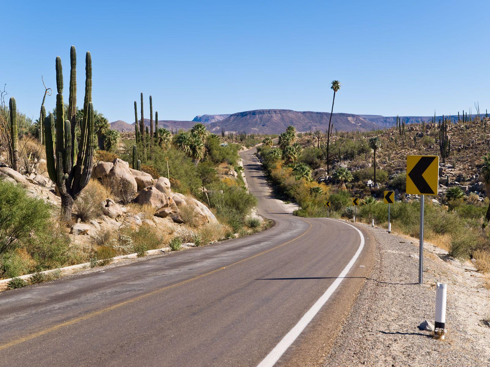 Accessibility: the new road to San Felipe makes it much easier to