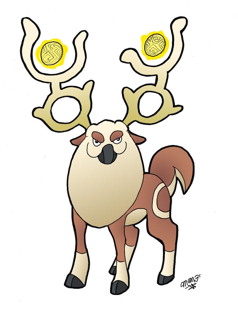 Stantler Zen Form by Trinosaur