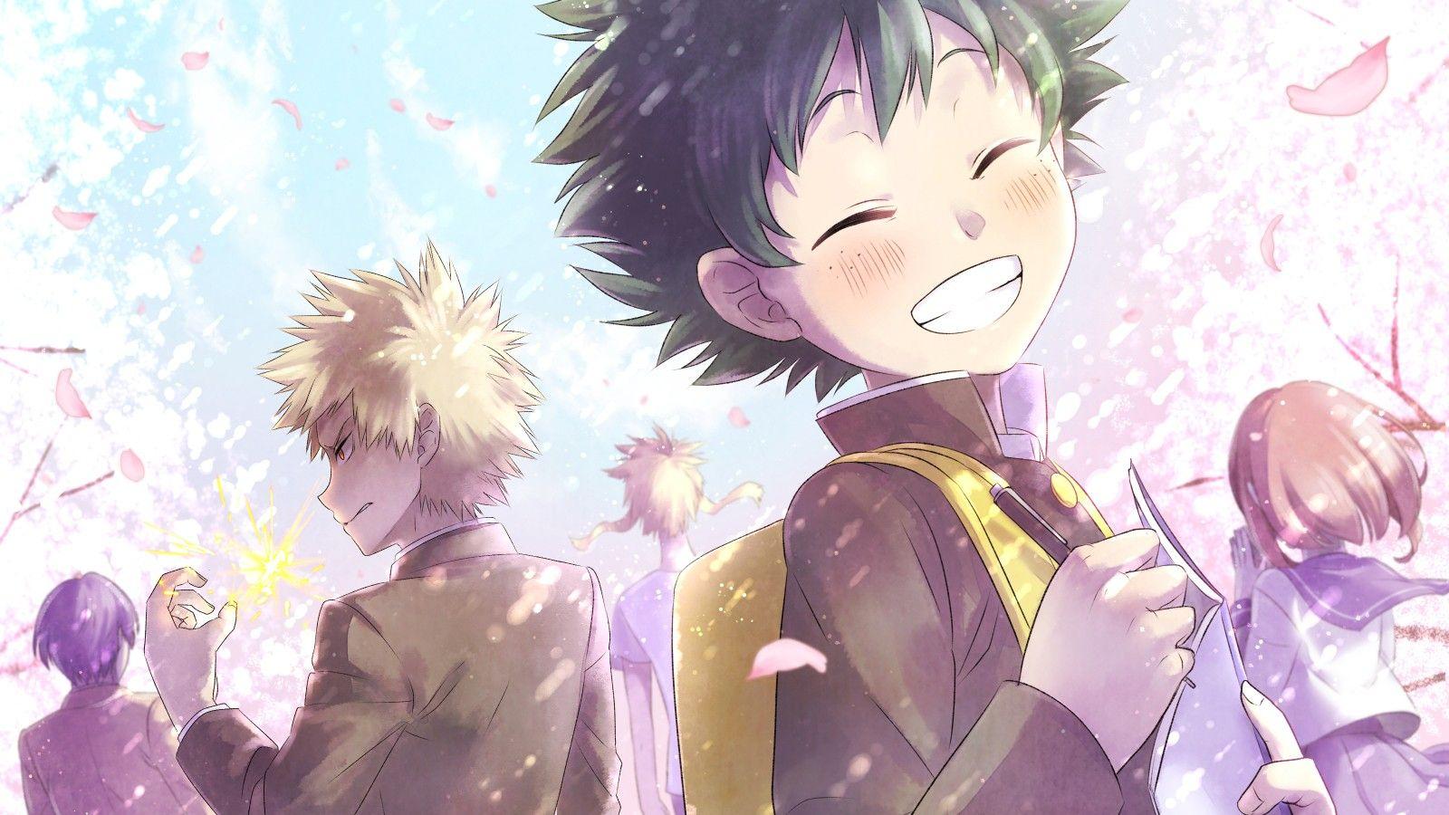 Wallpapers : illustration, anime, Boku no Hero Academia, Katsuki