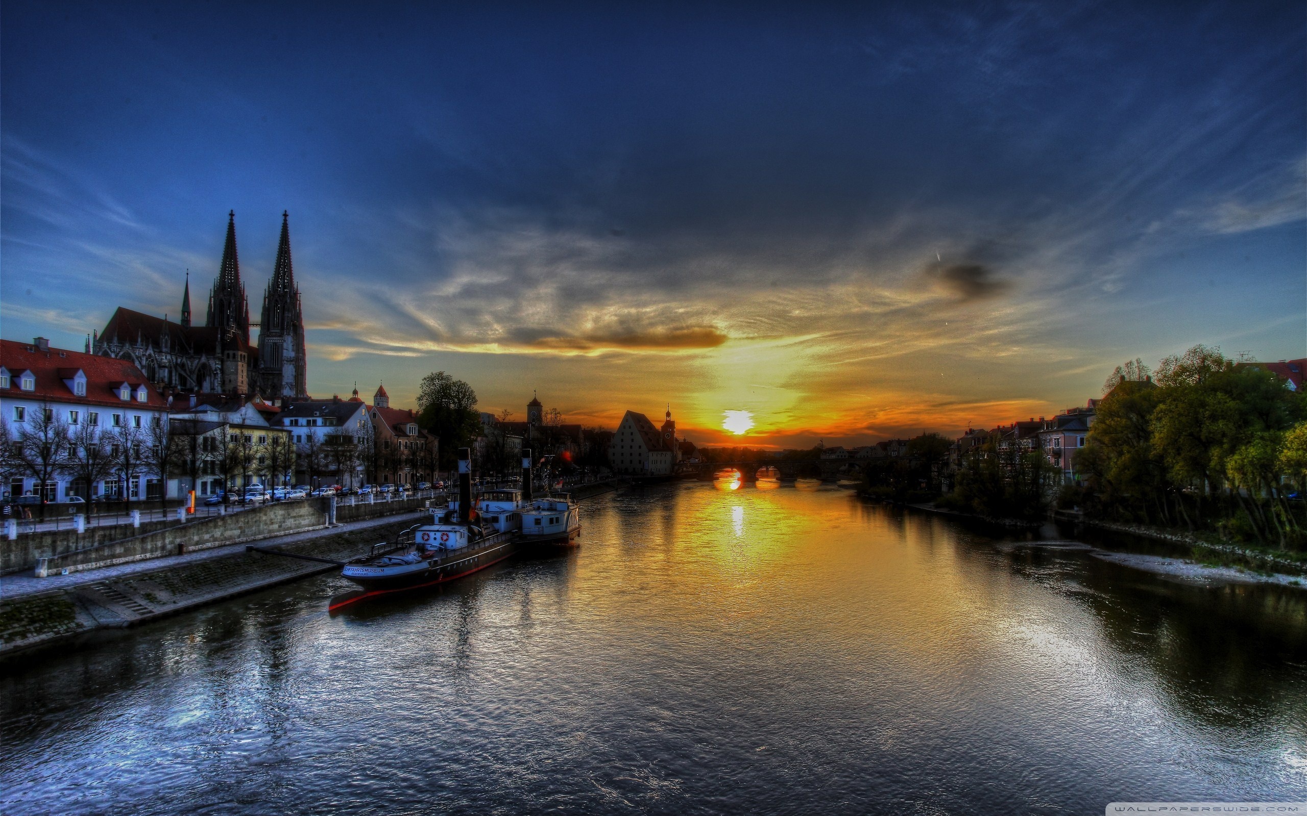 Regensburg Sunset ❤ 4K HD Desktop Wallpapers for 4K Ultra HD TV