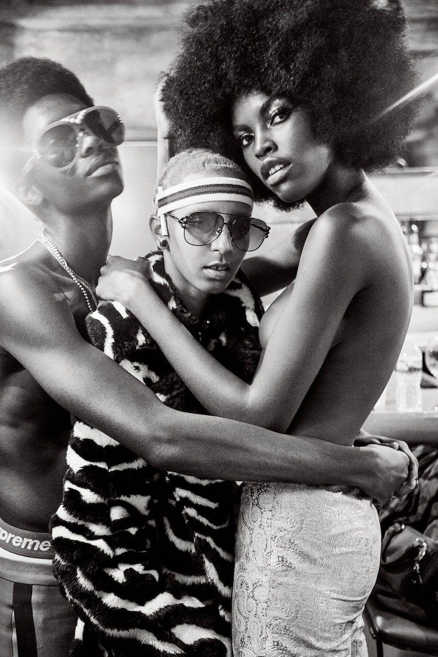 We hit the town with Amilna Estevao, Alex Crush and Alton Mason.Hair