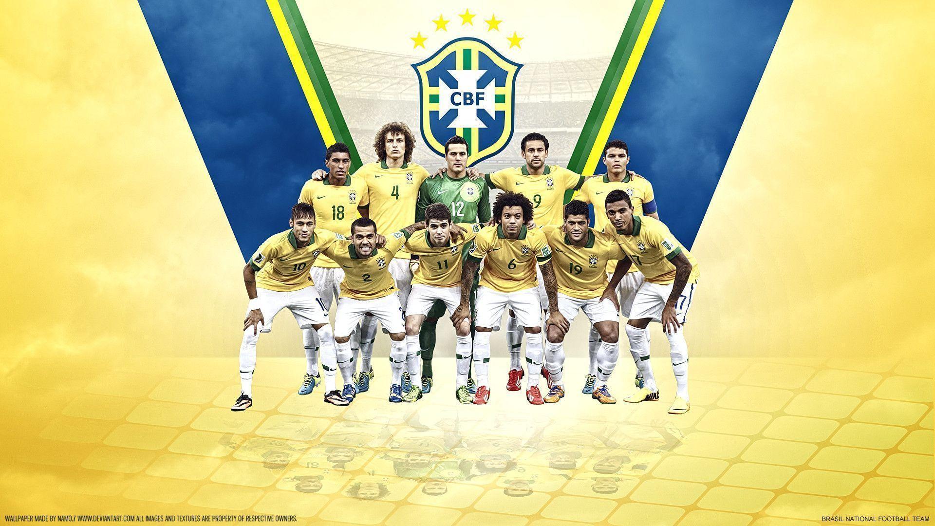 HD Cool Wallpapers Brazil National Team 2014