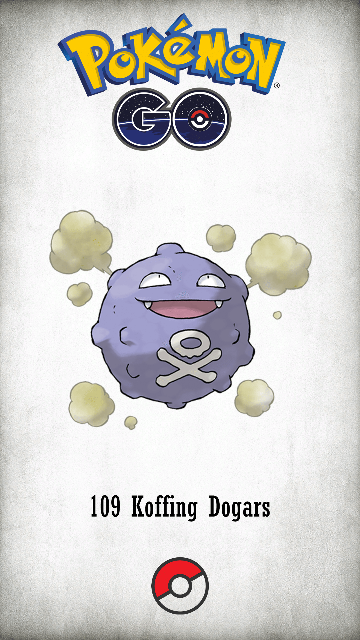 109 Character Koffing Dogars