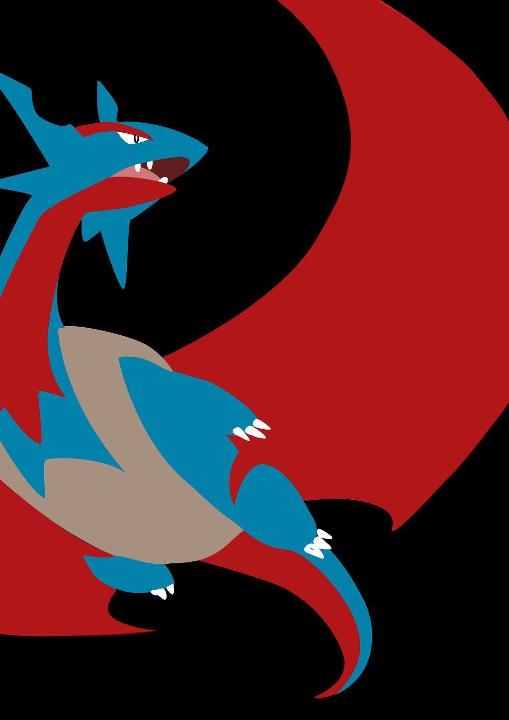 Mega Salamence Minimalist by pjabbour