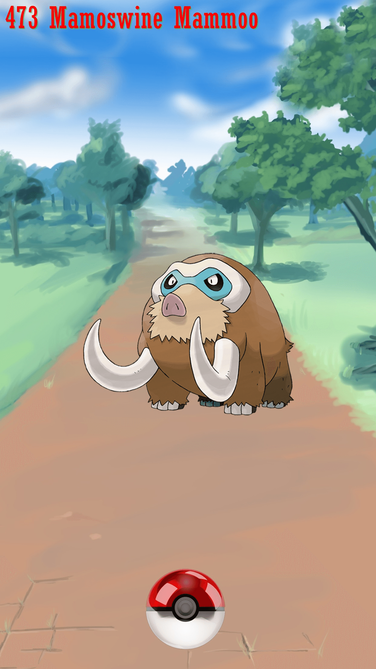 473 Street Pokeball Mamoswine Mammoo