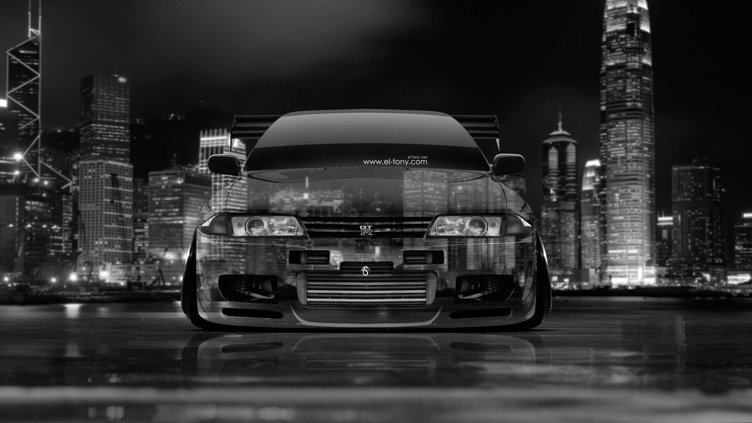 4K Wallpapers Nissan Skyline GTR R32 JDM Crystal City Car 2014