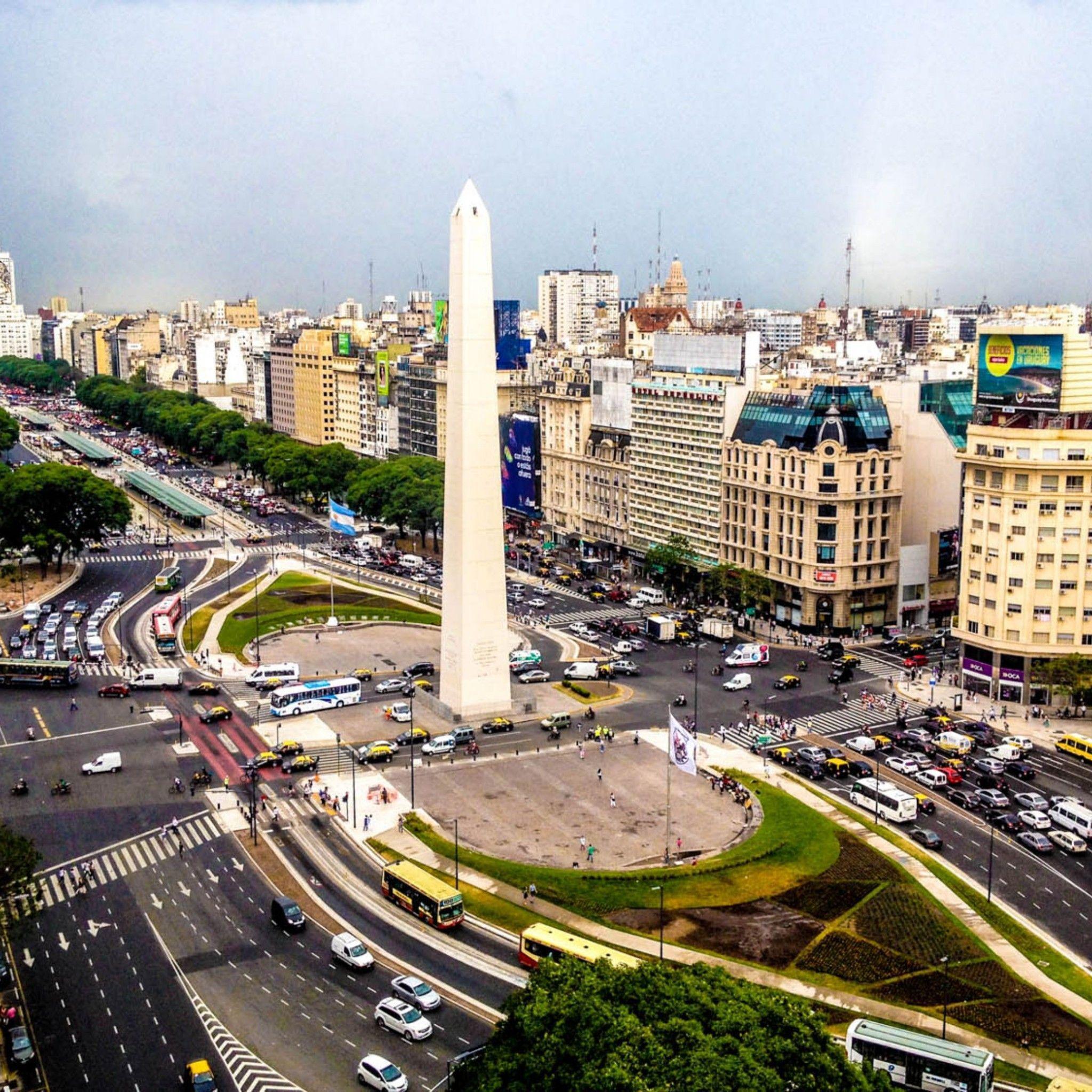 Overhead View Buenos Aires Argentina 4K Wallpapers