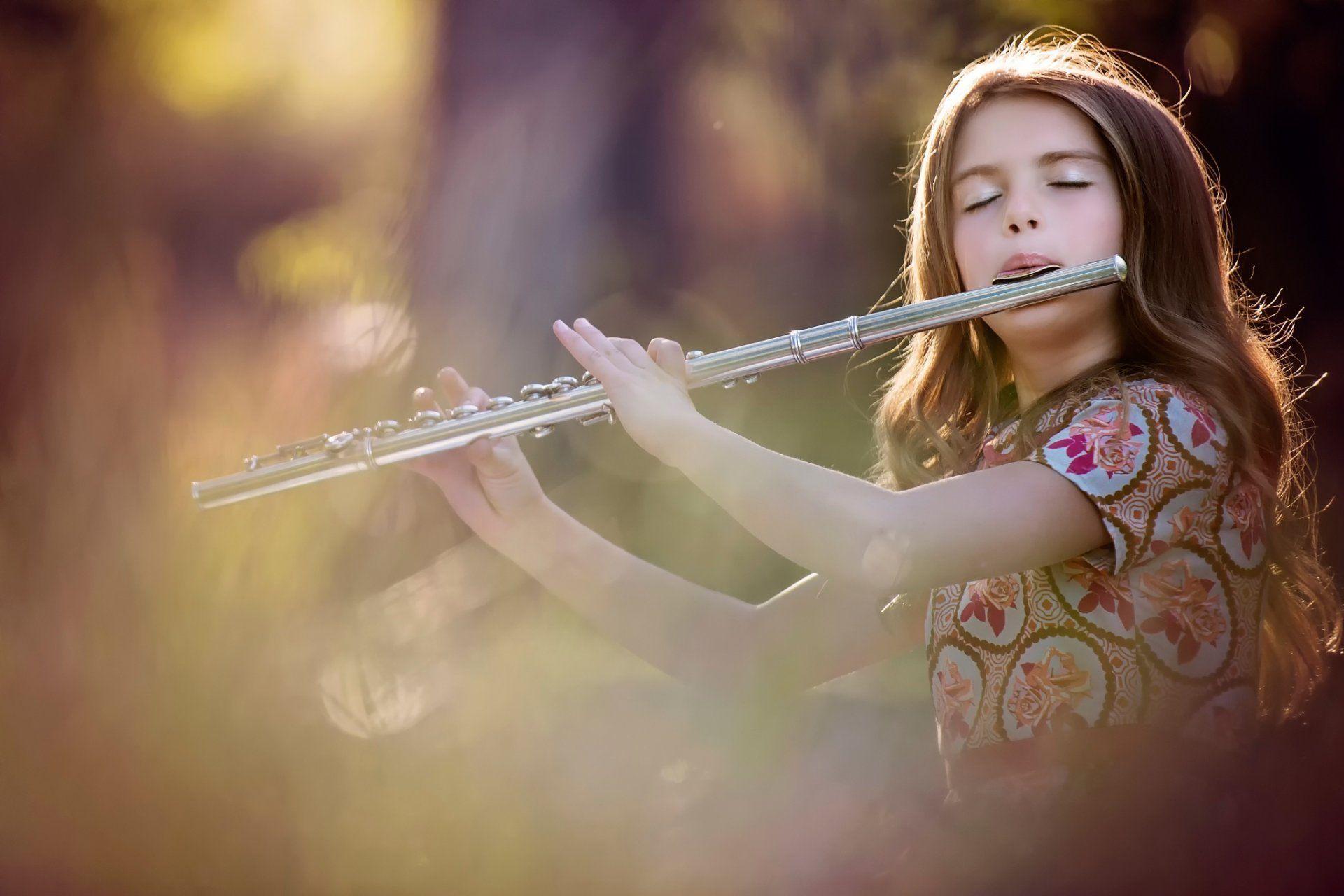 girl flute game HD wallpapers