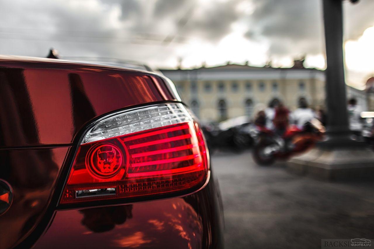 Photos BMW E60 Cars Headlights Closeup