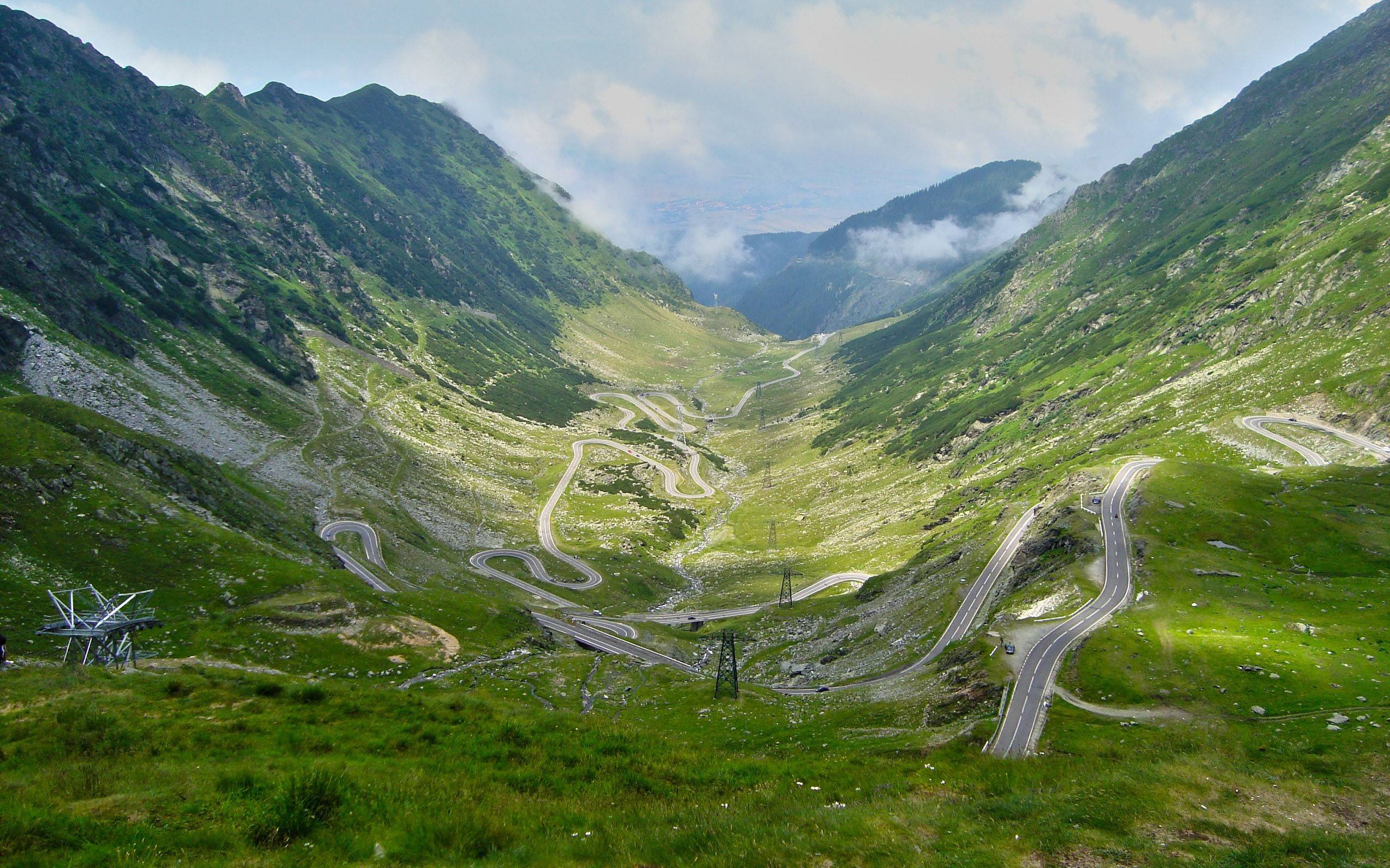 Transfagarasan mountain road Romania