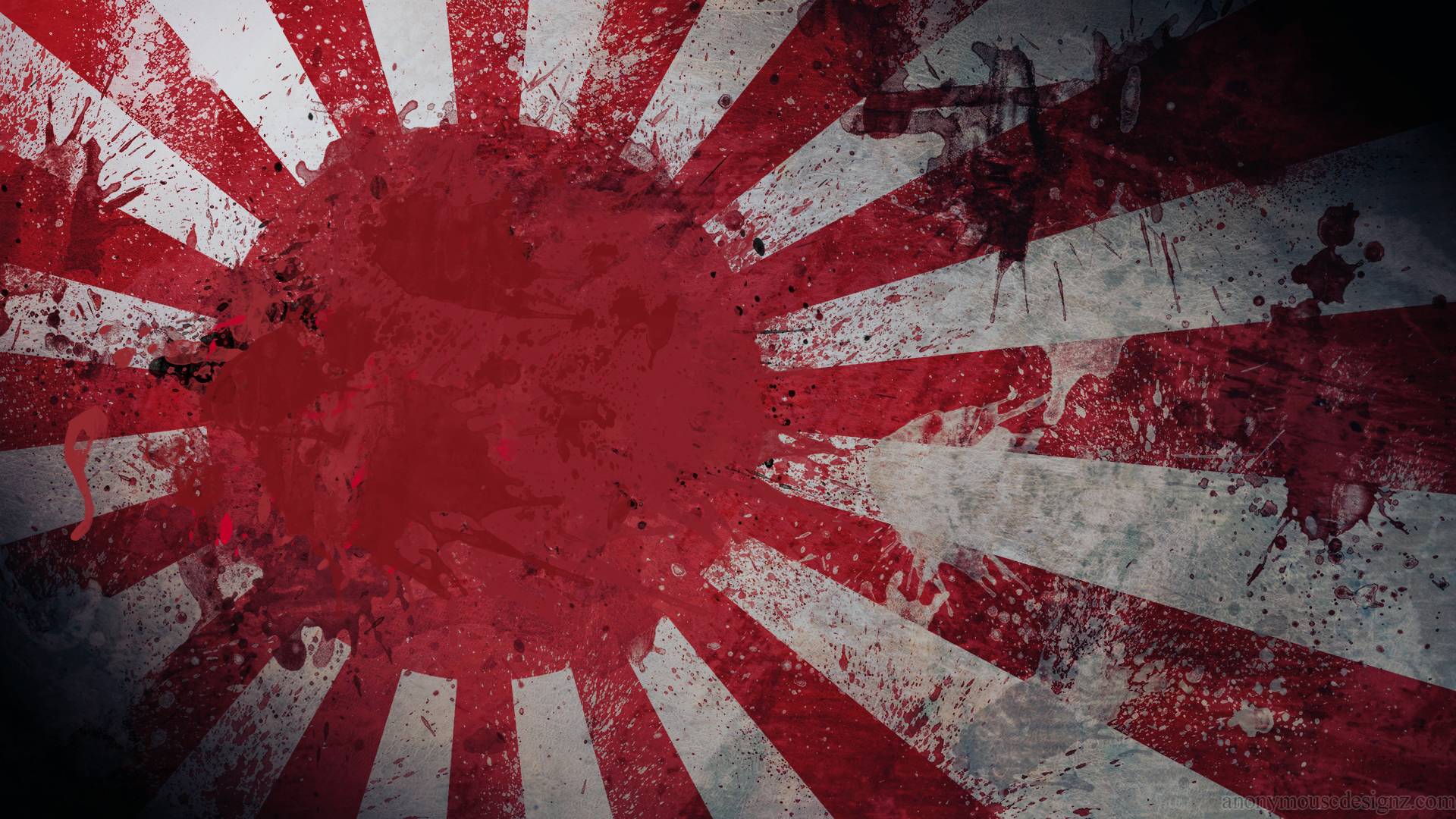 Japanese Art Flag Free HD Wallpapers