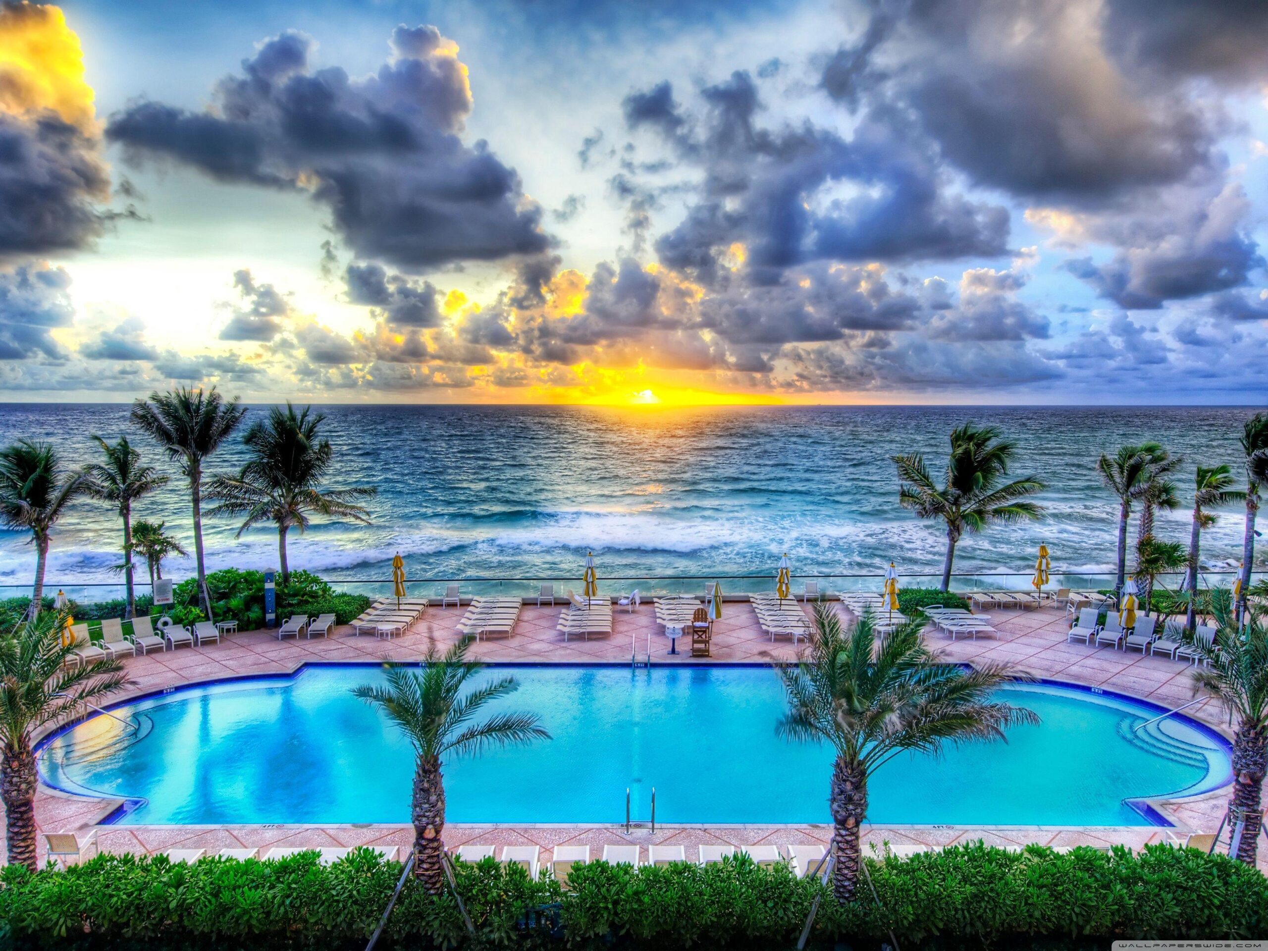 Pool Party, Florida HD desktop wallpapers : Widescreen : High