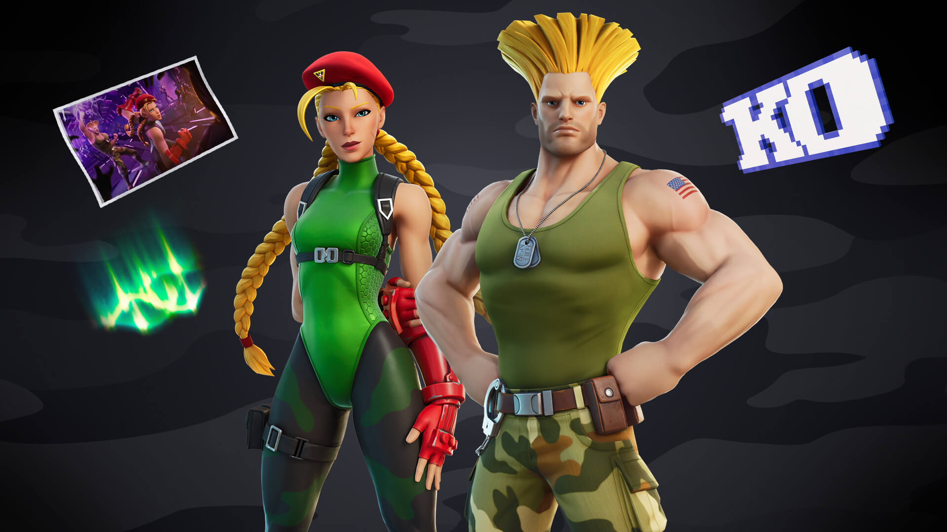 Round 2: Street Fighter’s Cammy and Guile Soldier On in Fortnite