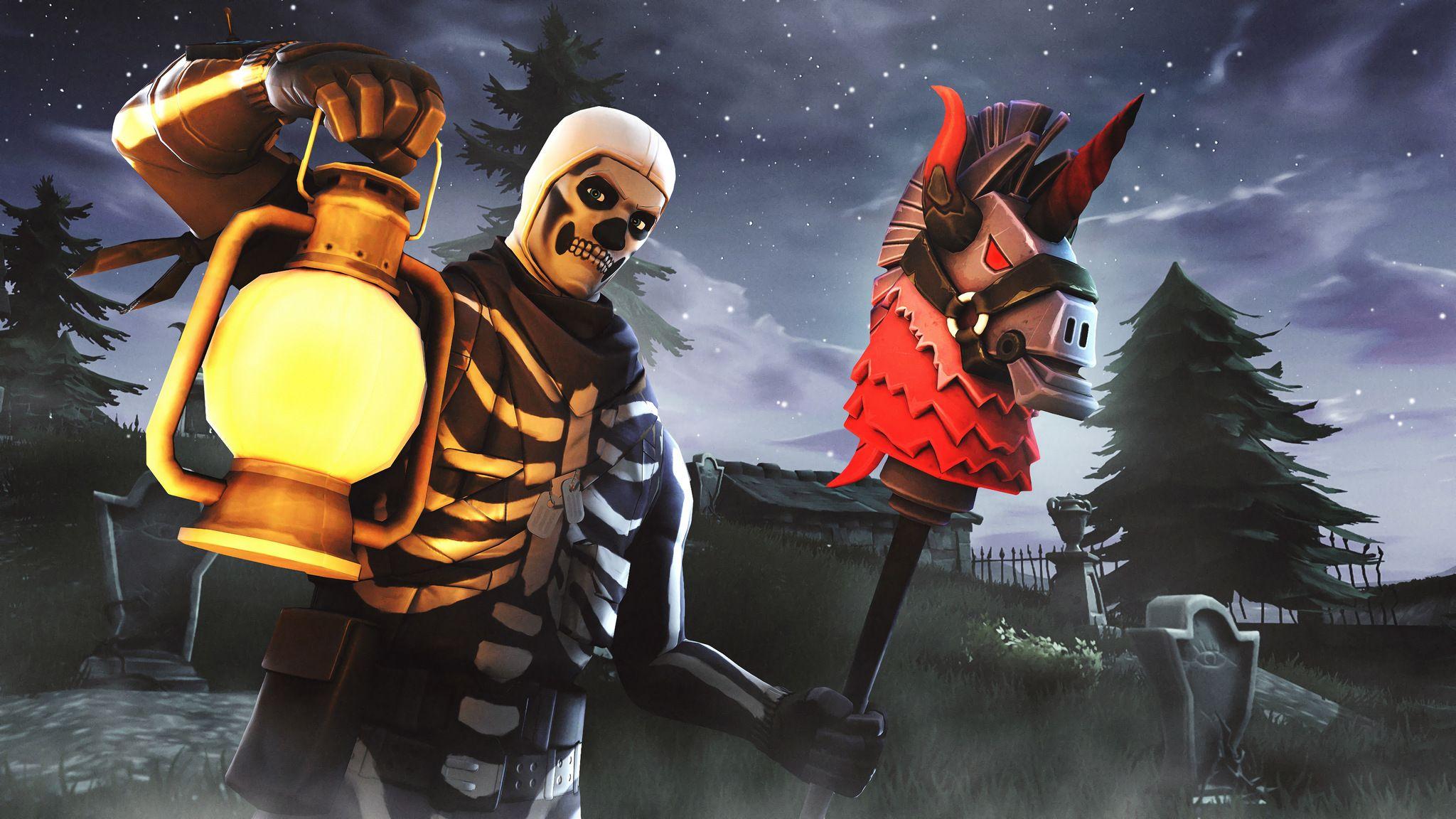 Skull Trooper Fortnite Season 6 4K Resolution HD