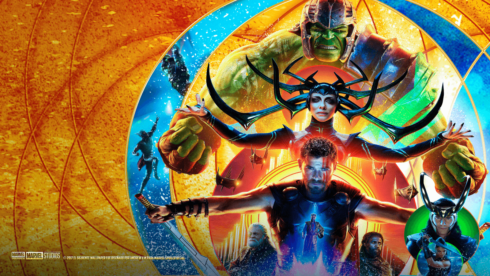 Marvel Spoiler Oficial: Nuevos Wallpapers de THOR RAGNAROK