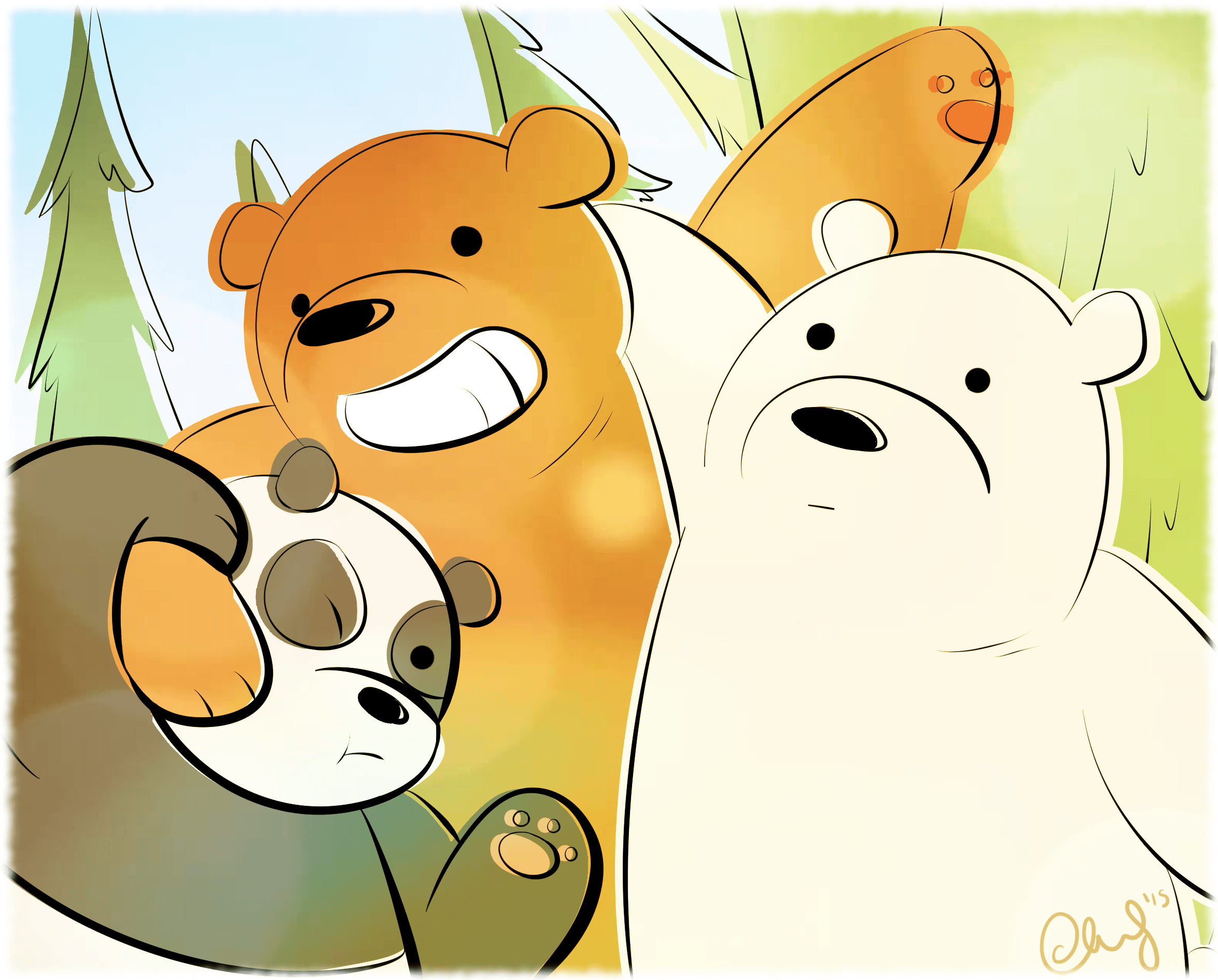 We Bare Bears by sharkie19