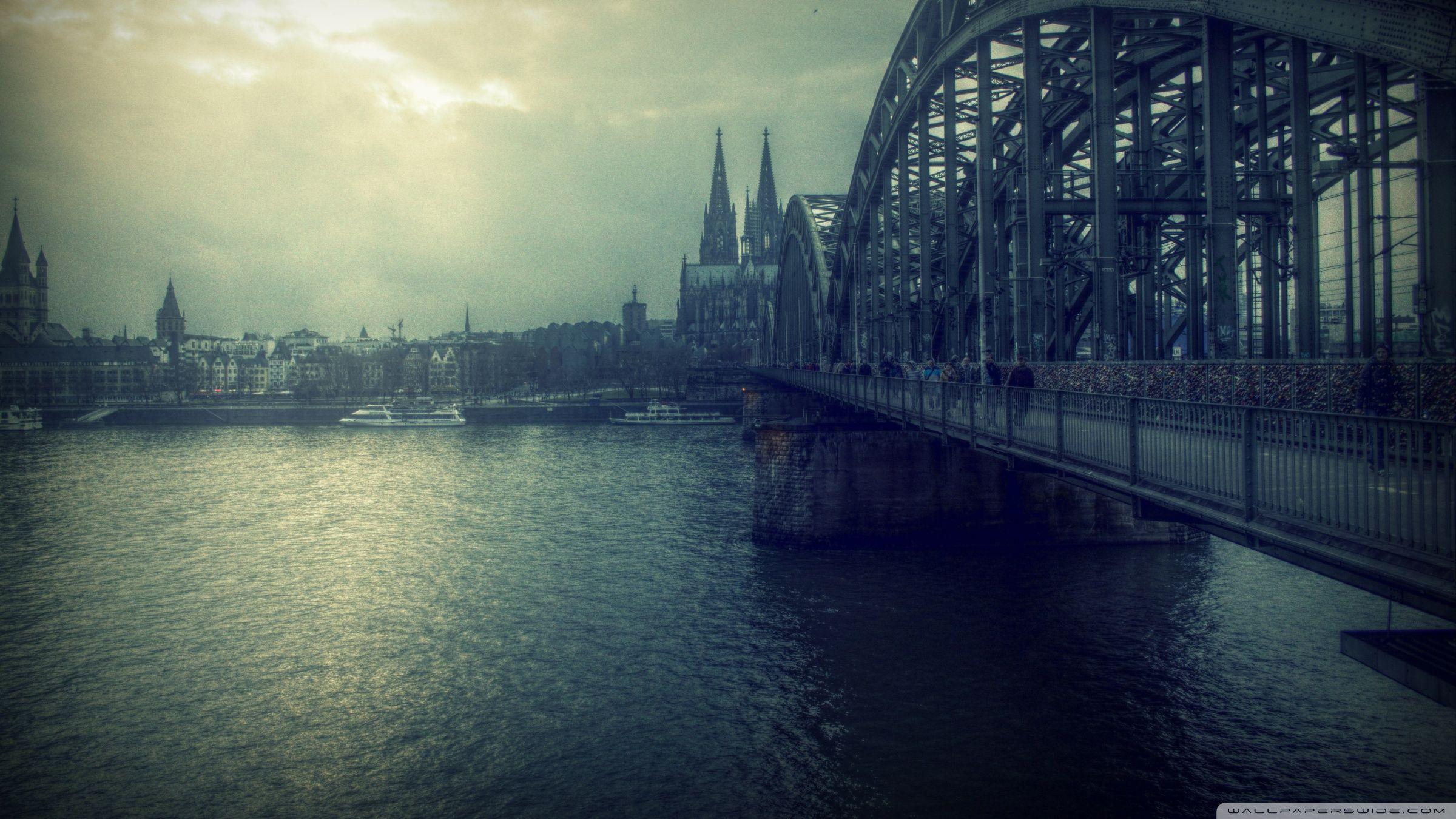 Koln Bridge HD desktop wallpapers : Fullscreen : Mobile : Dual Monitor