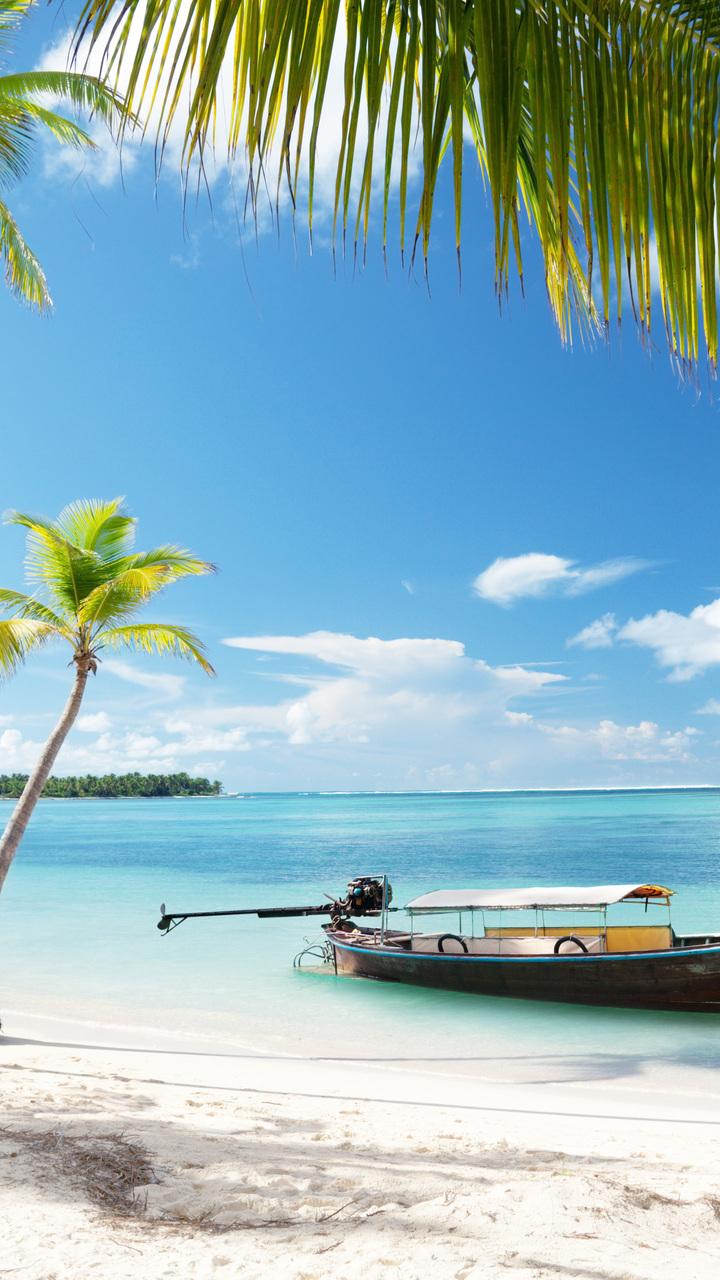 summer, emerald, beach, sunshine, coast, sand, ocean, sky