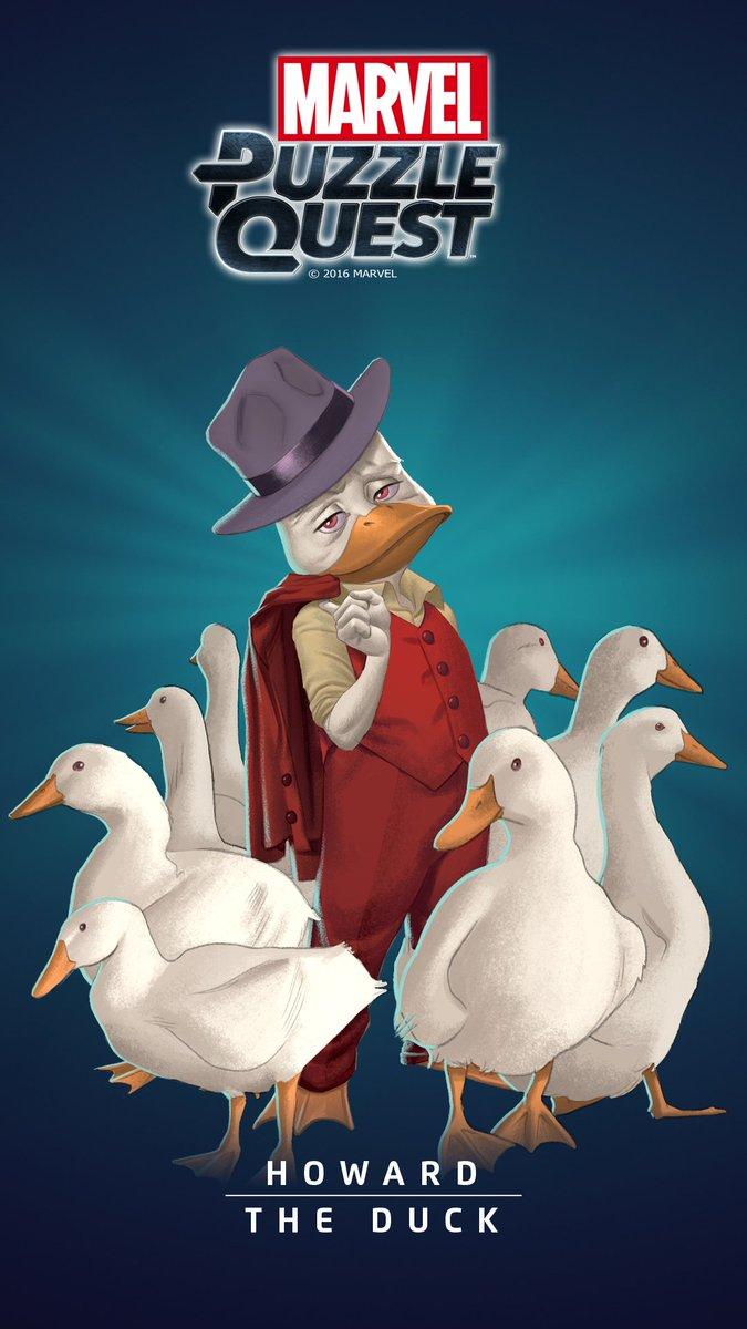 Bill Rosemann on Twitter: These @MarvelPuzzle Howard the Duck