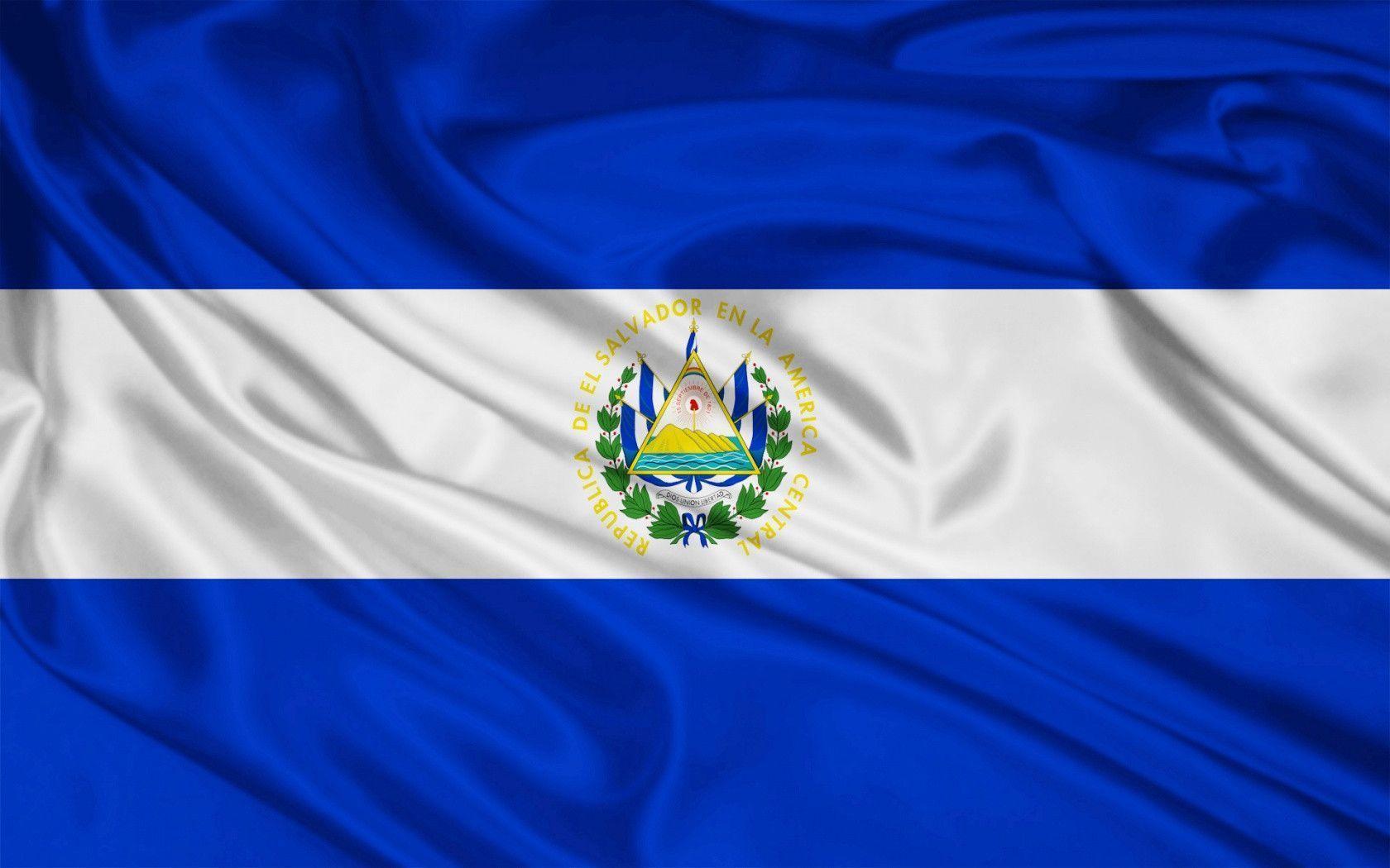 El Salvador Flag desktop PC and Mac wallpapers