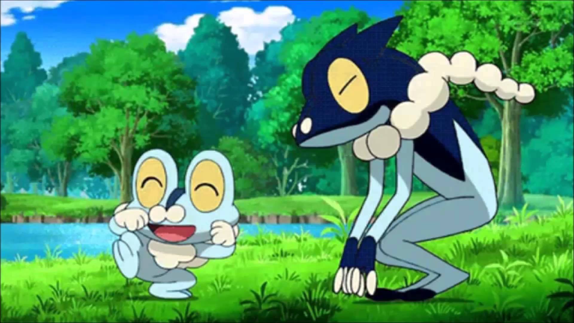 Frogadier Shiny Anime