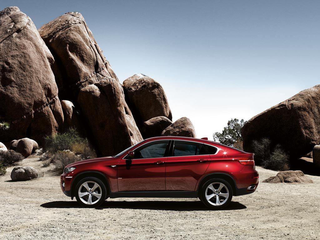 Side view BMW X6 wallpapers cars