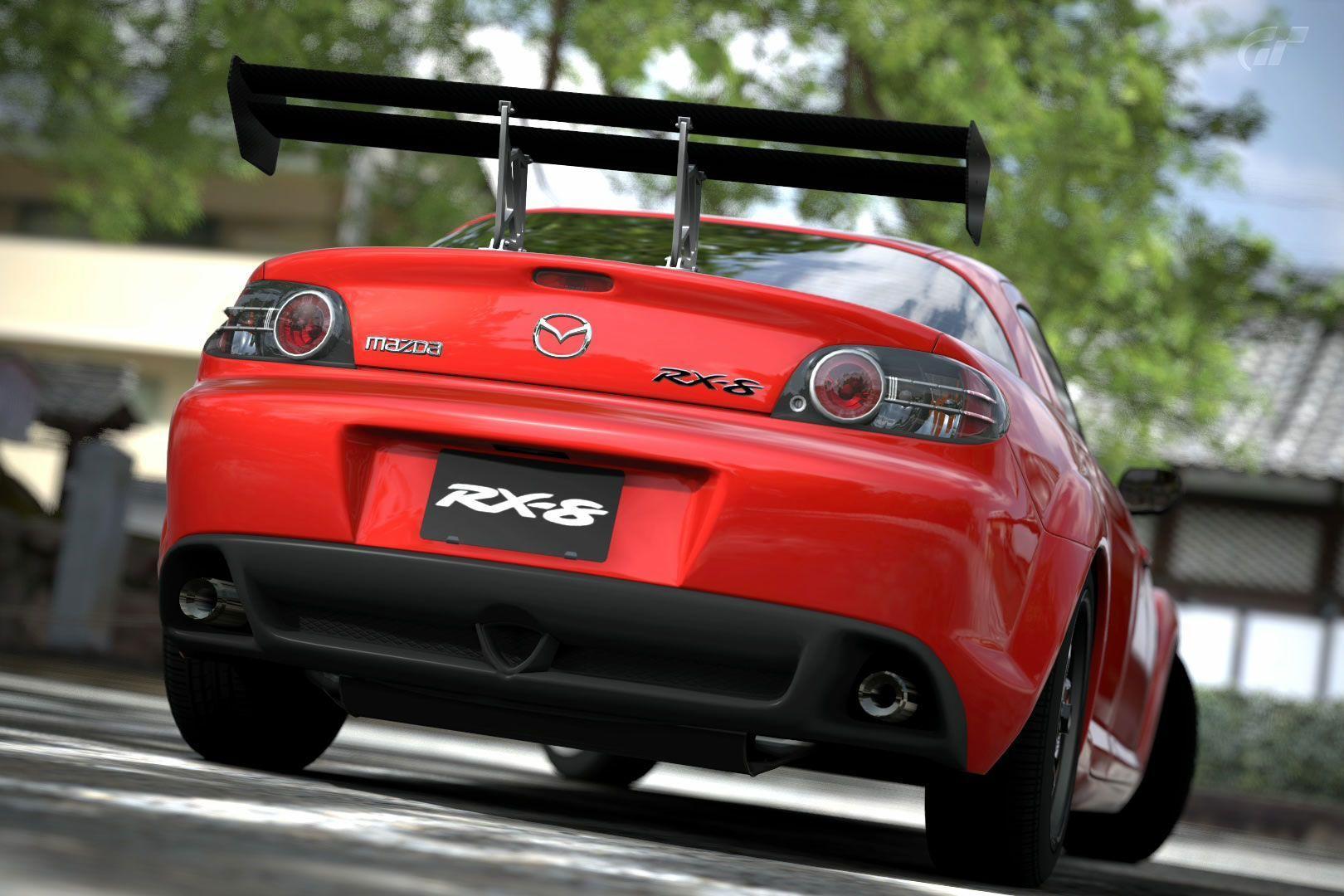 Mazda RX8 Rear View Wallpapers ~ Mazda Car Wallpapers