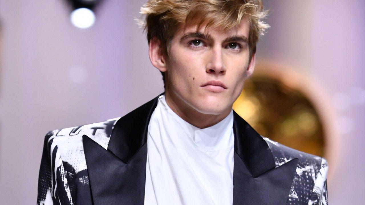 Proud Mom Cindy Crawford Applauds Son Presley Gerber at Paris Fa