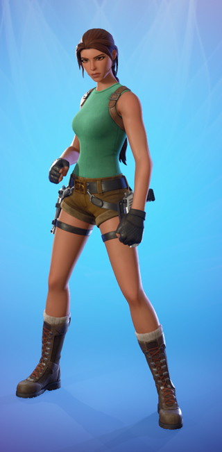 Lara Croft Fortnite wallpapers