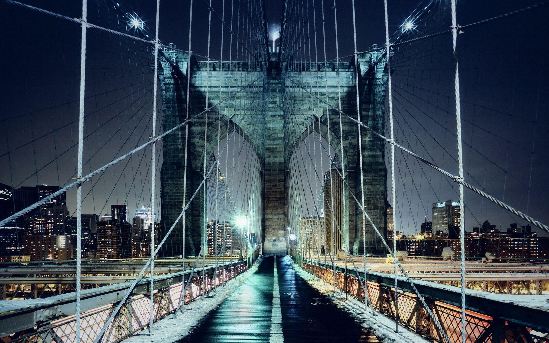 Brooklyn Bridge Walkway Wallpapers