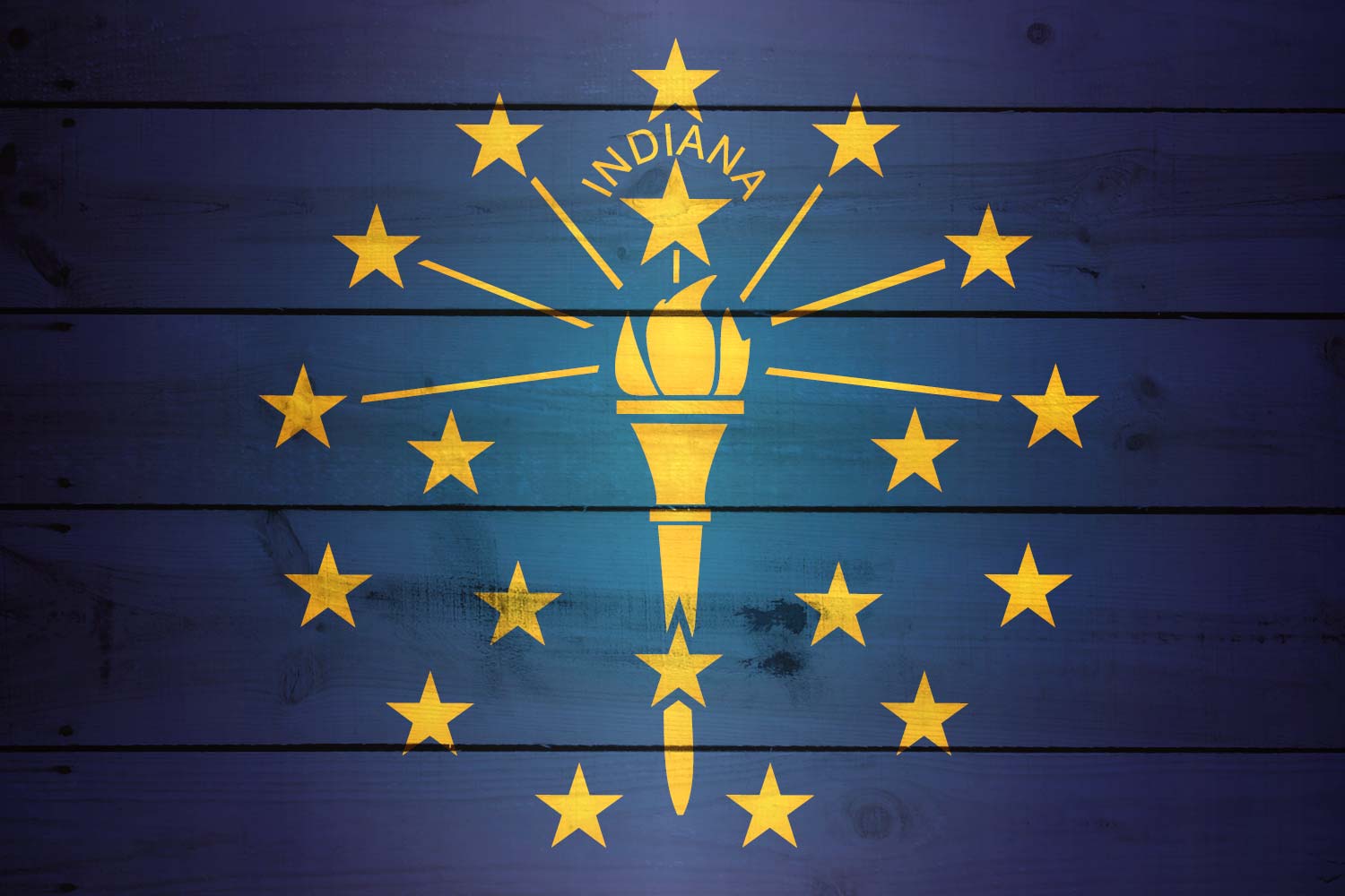 Flag of Indiana