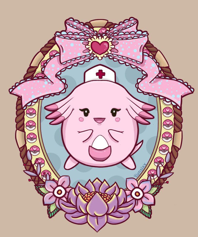 Chansey tattoo design by sunsixx