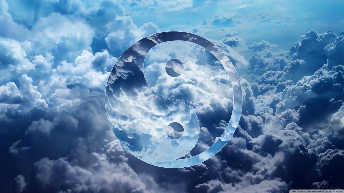 Ying Yang Clouds HD desktop wallpapers : High Definition