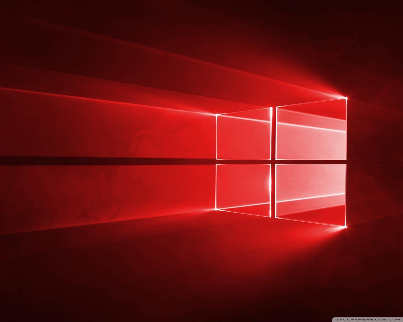 Windows 10 Red in 4K ❤ 4K HD Desktop Wallpapers for • Wide & Ultra