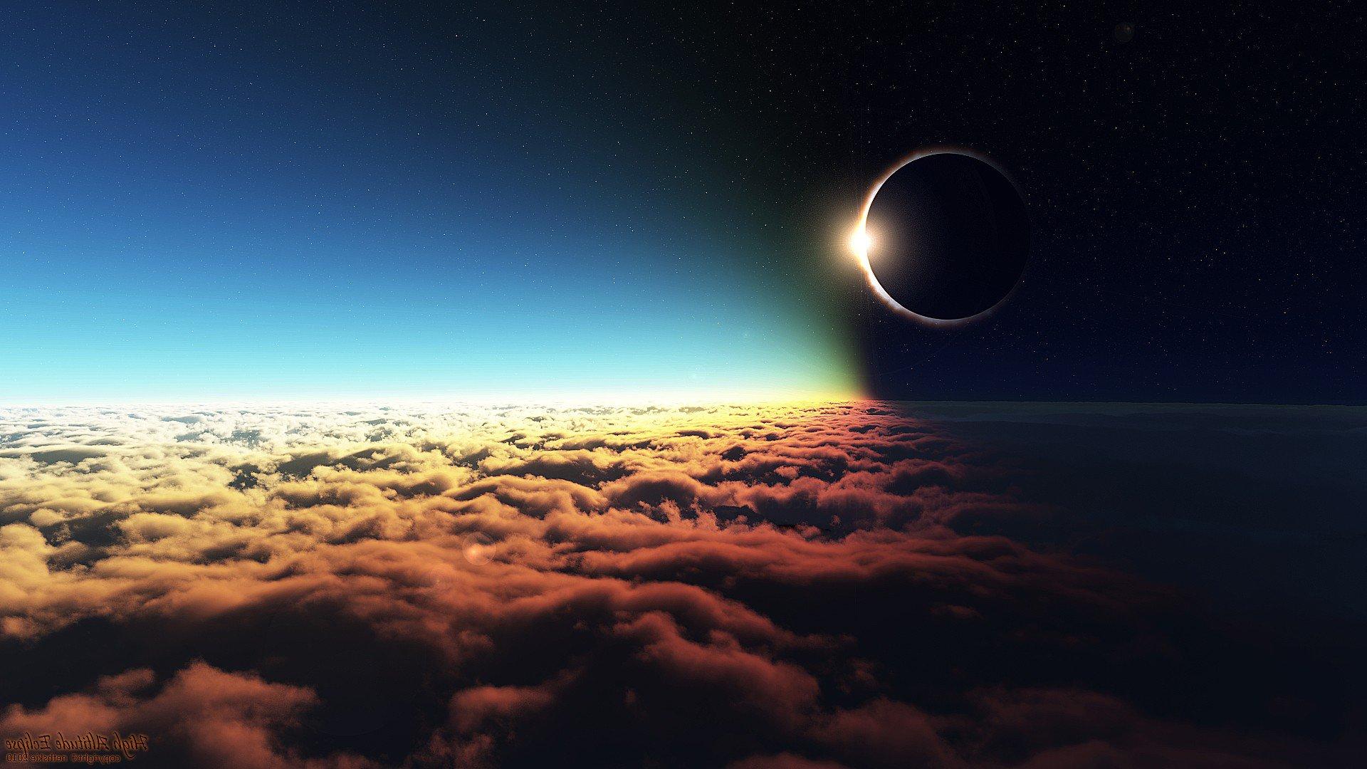 Eclipse Altitude, HD Digital Universe, 4k Wallpapers, Image