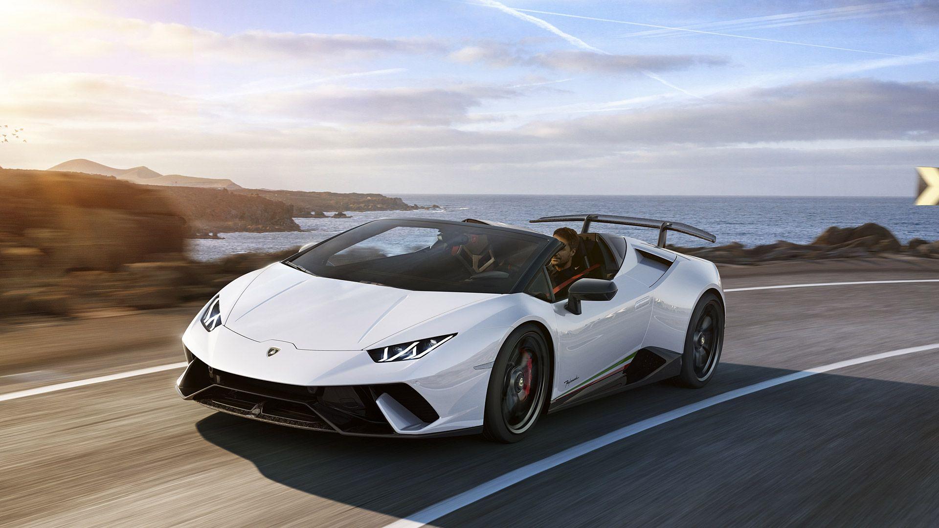 2019 Lamborghini Huracan Performante Spyder Wallpapers & HD Image